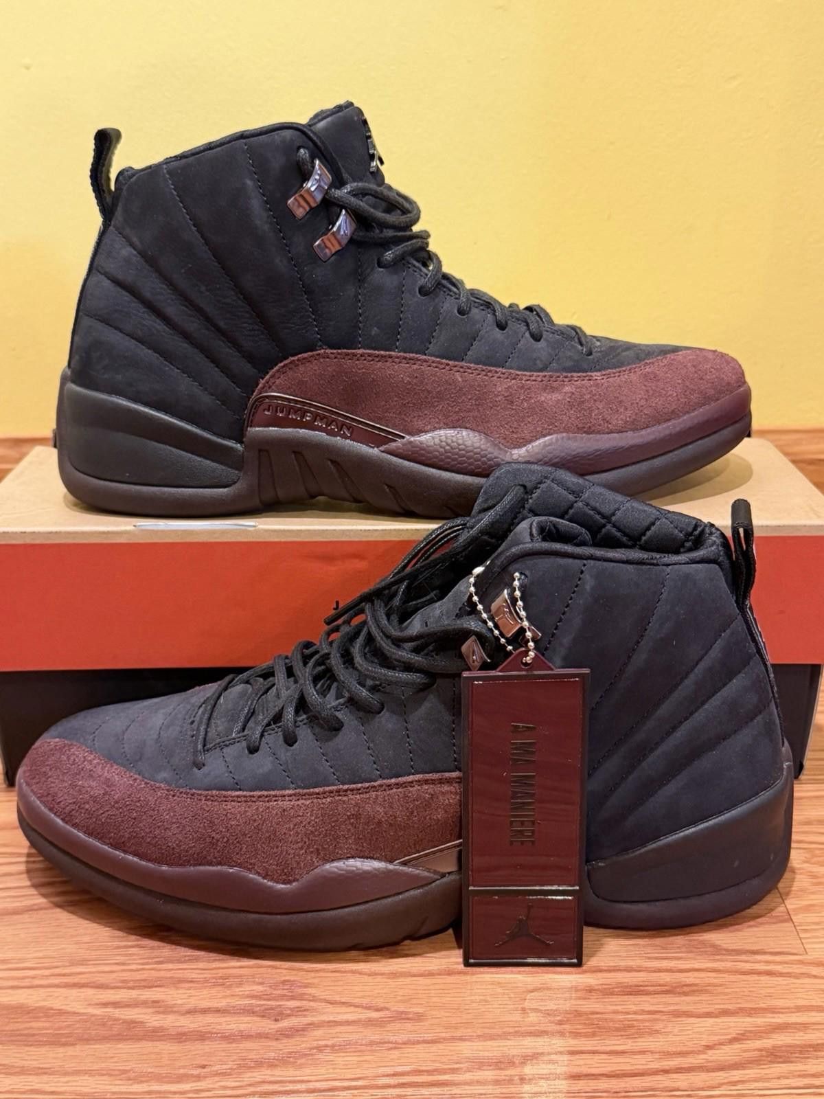 Jordan Brand Jordan 12 A Ma Maniere SP Black Size 12W/10.5M DV6989-001 Size US 12 / IT 42 - 1 Thumbnail