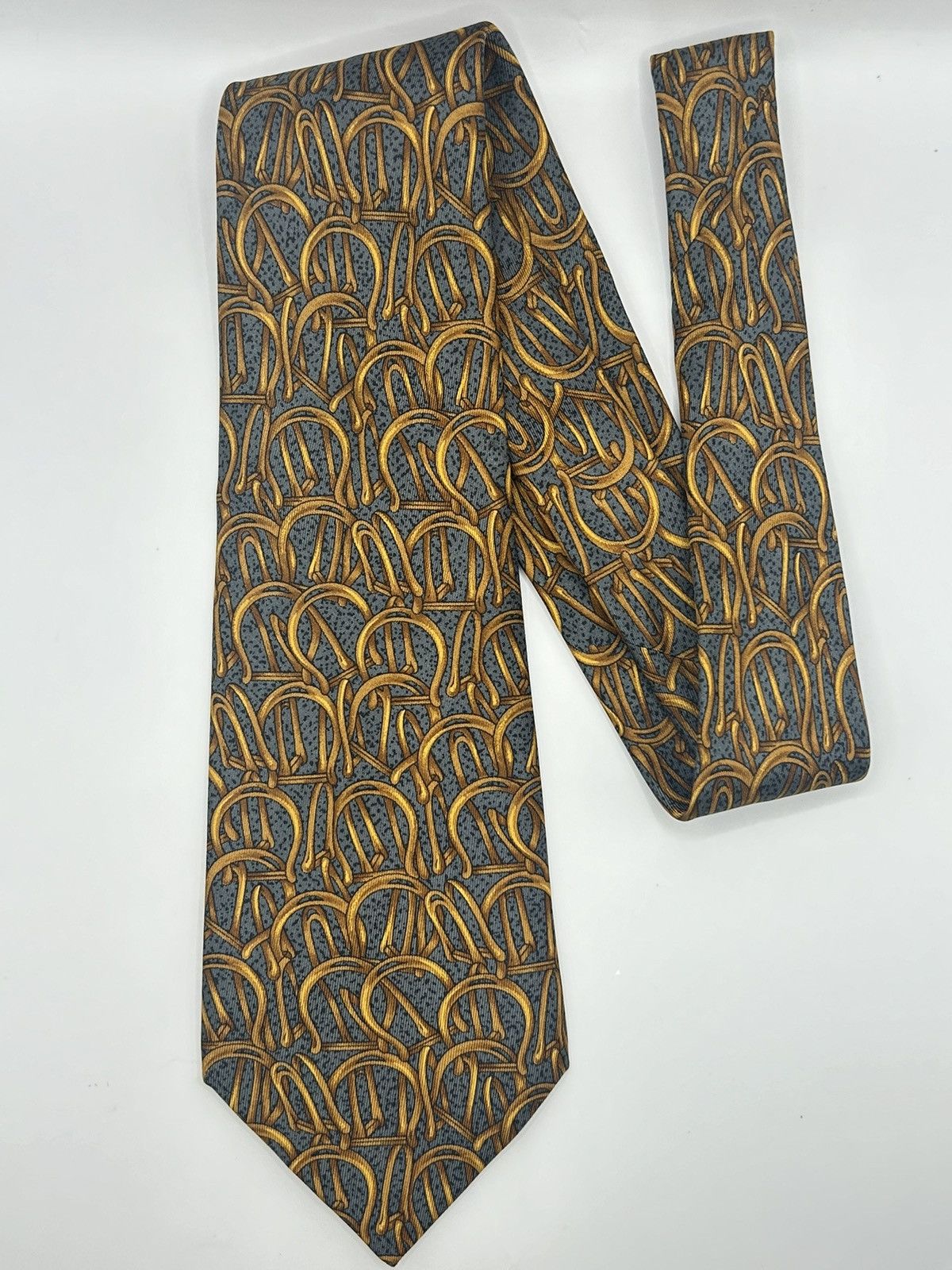 Celine × Vintage Celine Paris Monogram Paisley Baroque Tie Size ONE SIZE - 1 Thumbnail