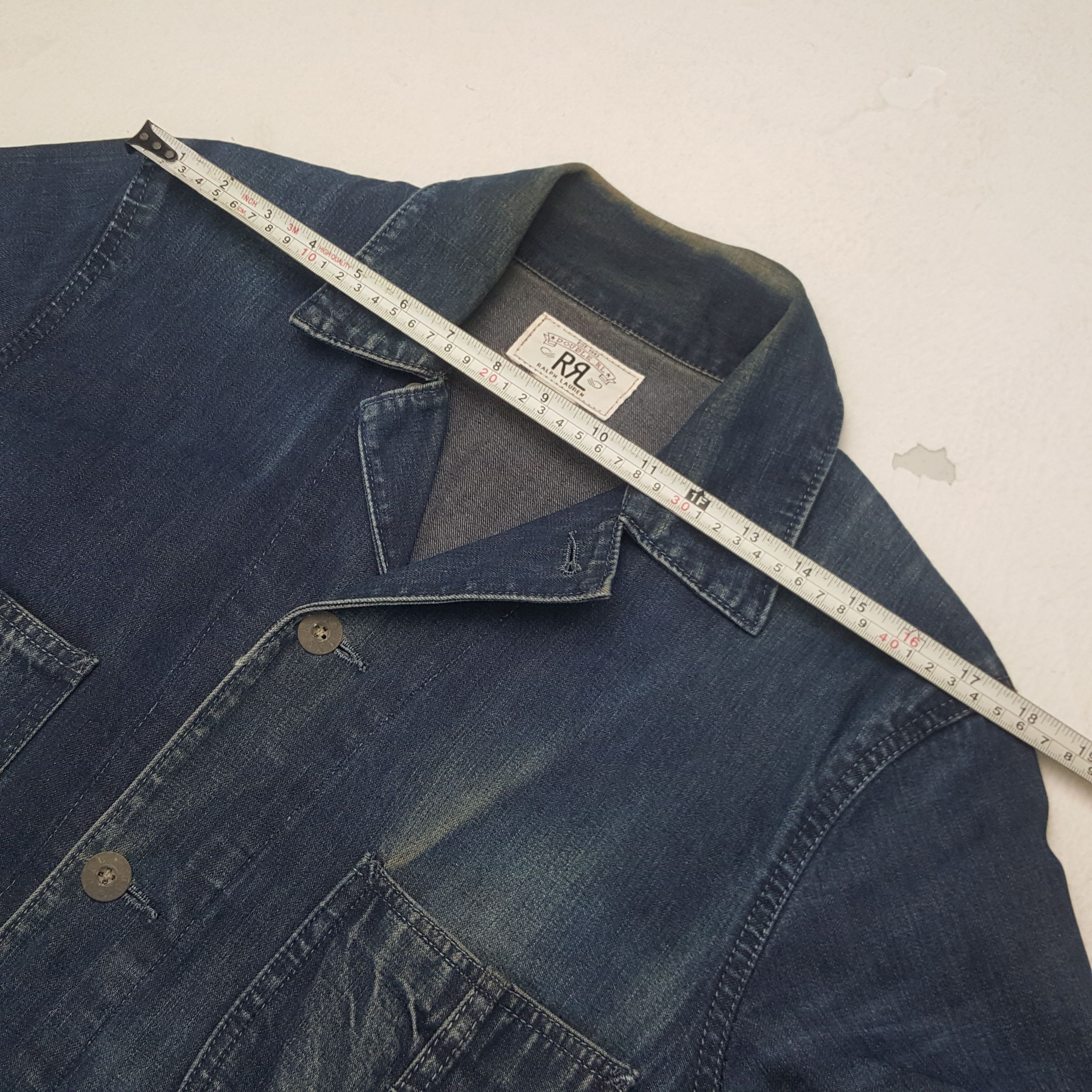 Ralph Lauren × Vintage Vintage RRL Ralph Lauren Fashion Denim Jacket Size US XL / EU 56 / 4 - 5 Thumbnail