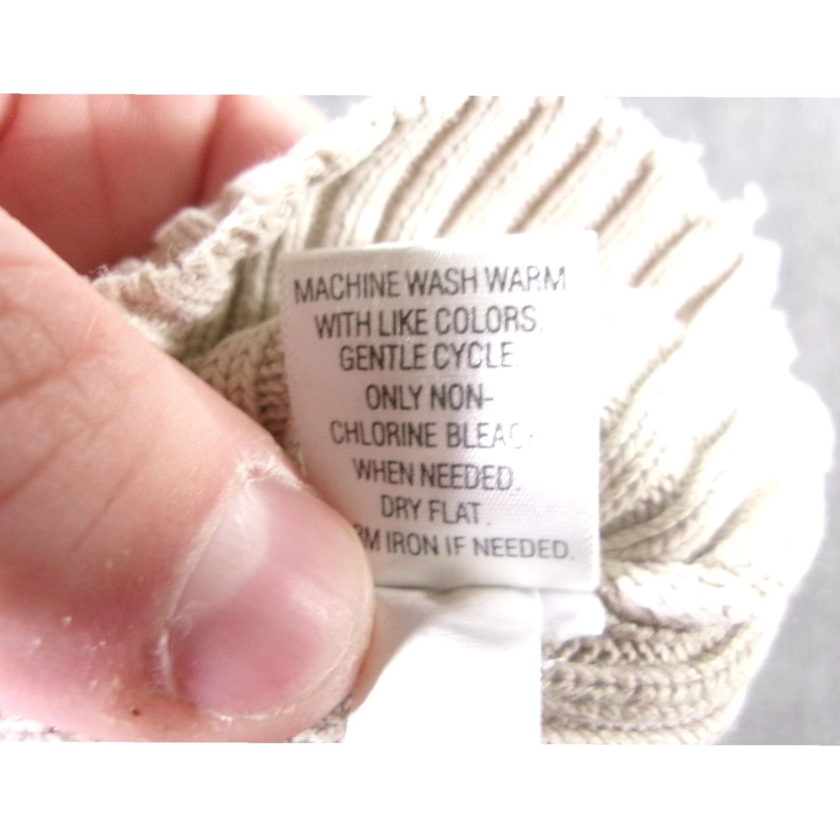 Vintage VINTAGE Sonoma Women's Sweater Pullover XL Beige Knit Turtleneck Fall Winter Casual Womens Size XL / US 12-14 / IT 48-50 - 7 Thumbnail