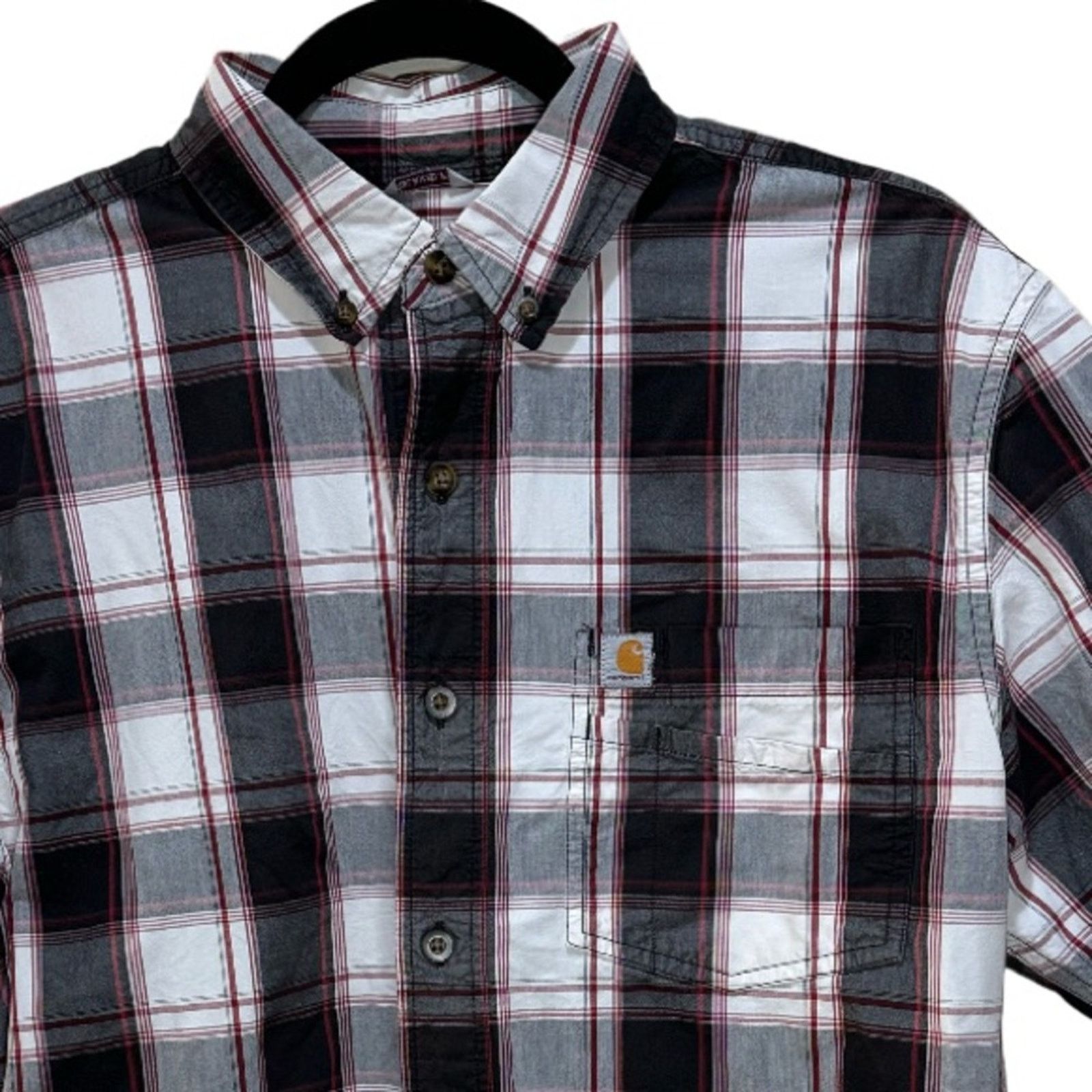 Carhartt Carhartt Men’s Plaid Button Up Shirt Size M Size US M / EU 48-50 / 2 - 2 Thumbnail