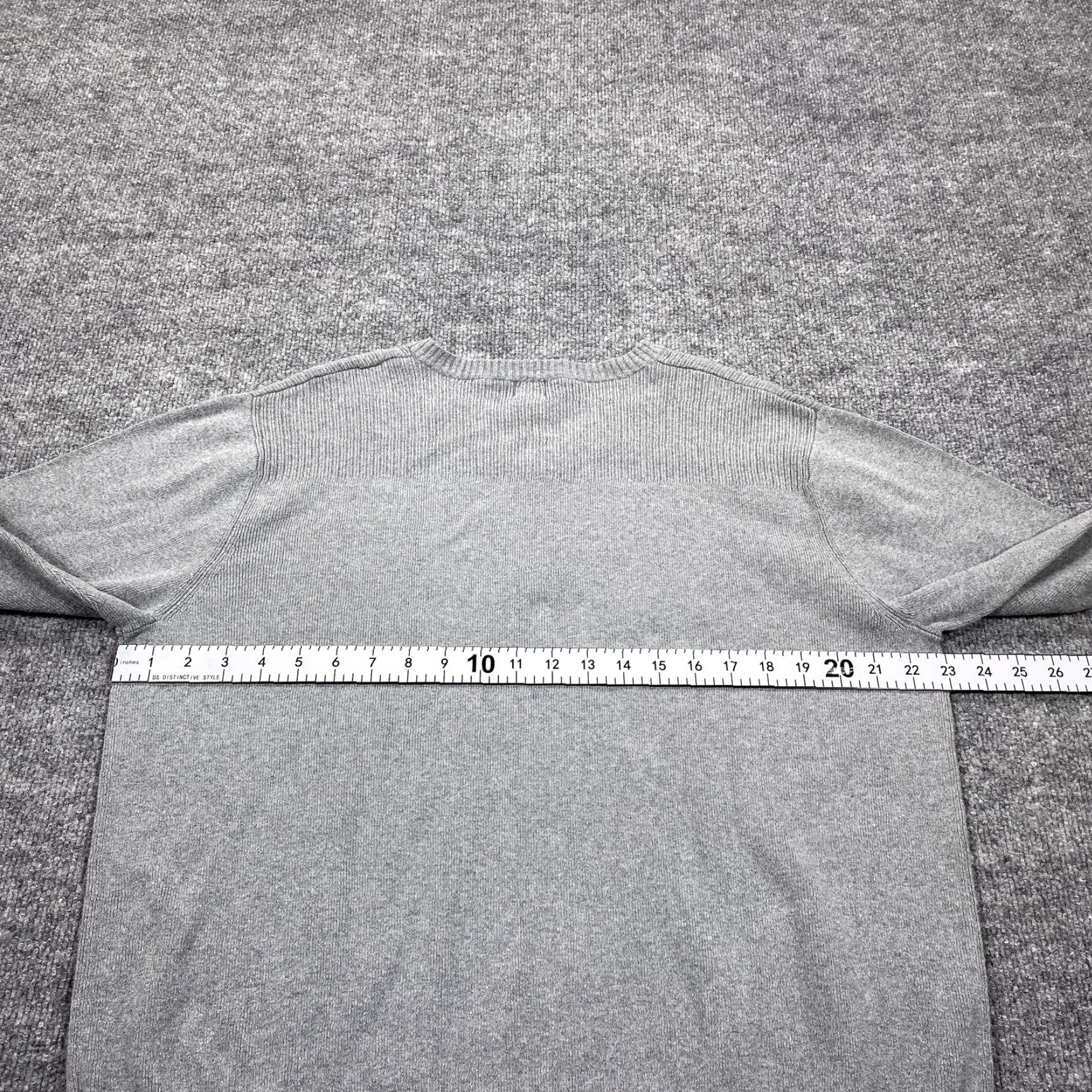 Levi's Levi's Mens Pullover V-Neck Sweater Gray Cotton Tight-Knit Logo Casual Large L/G Size US L / EU 52-54 / 3 - 4 Thumbnail