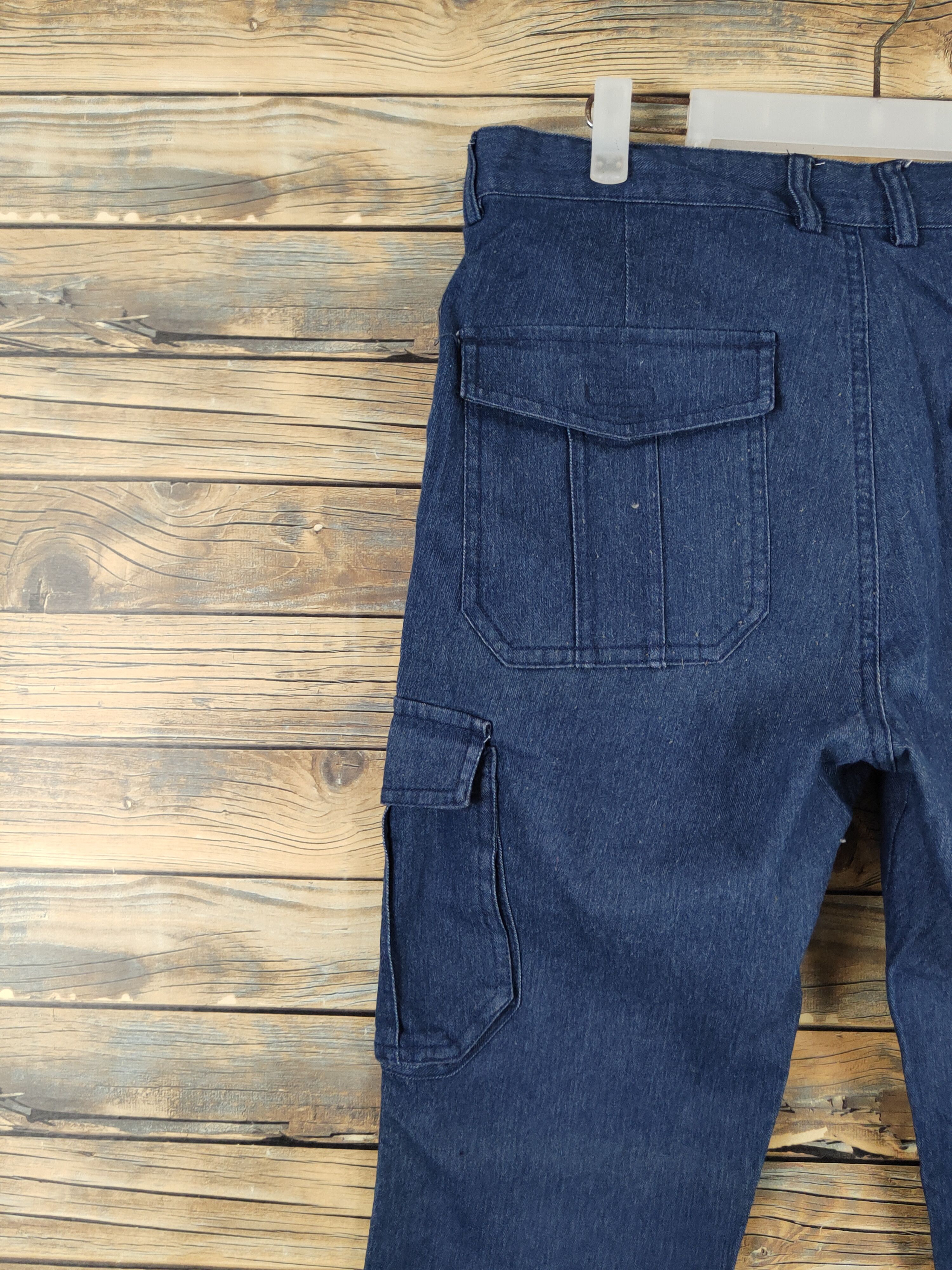 Japanese Brand Newness Blue Distressed Ripped Soft Jeans #W1034 Size US 34 / EU 50 - 8 Thumbnail