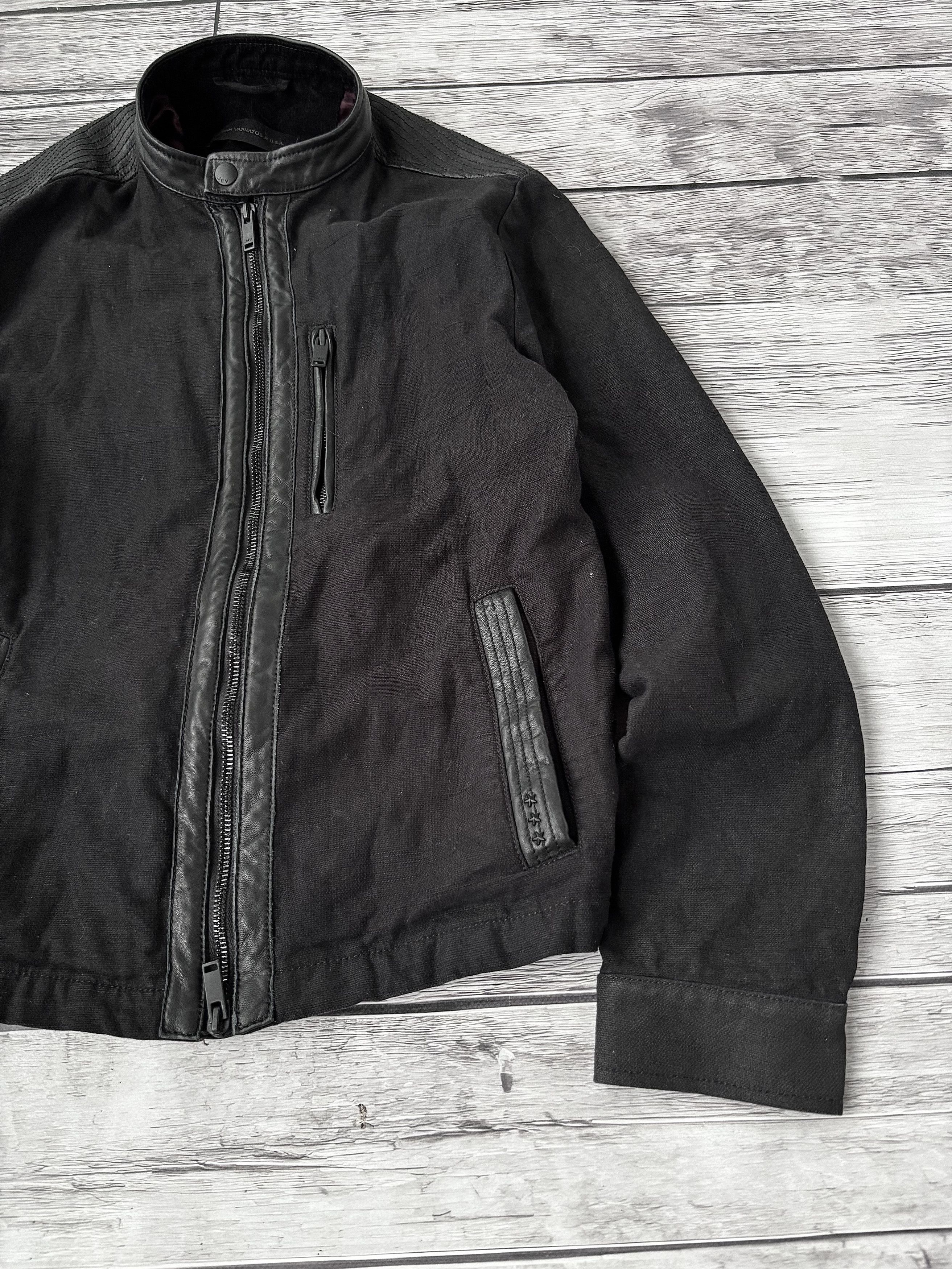 John Varvatos vtg crazy paris vibe John Varvatos Canvas Moto Jacket Size US S / EU 44-46 / 1 - 3 Thumbnail