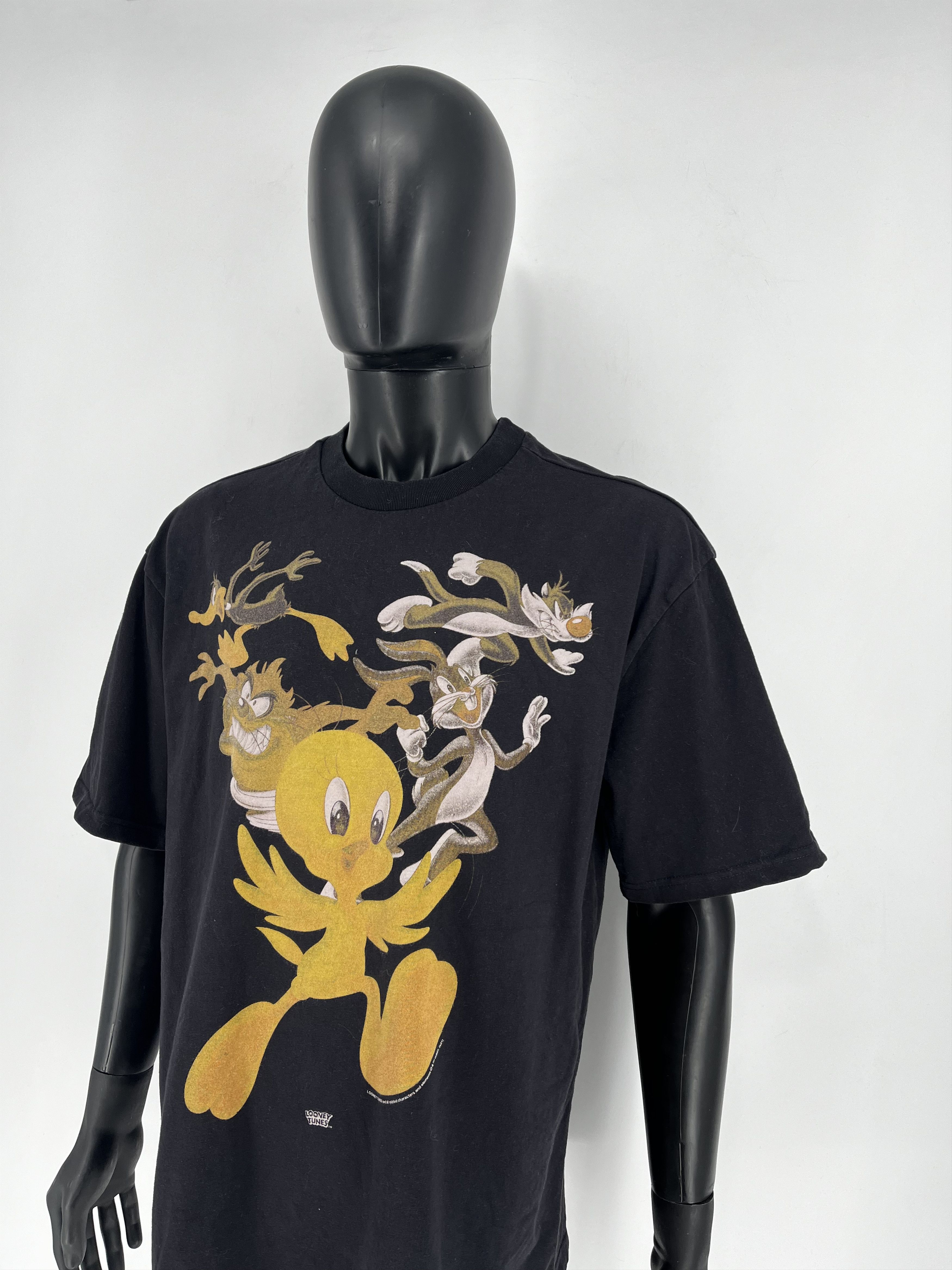 Disney × LFDY Men's Black Looney Tunes LFDY T-Shirt Size M Size US M / EU 48-50 / 2 - 4 Thumbnail