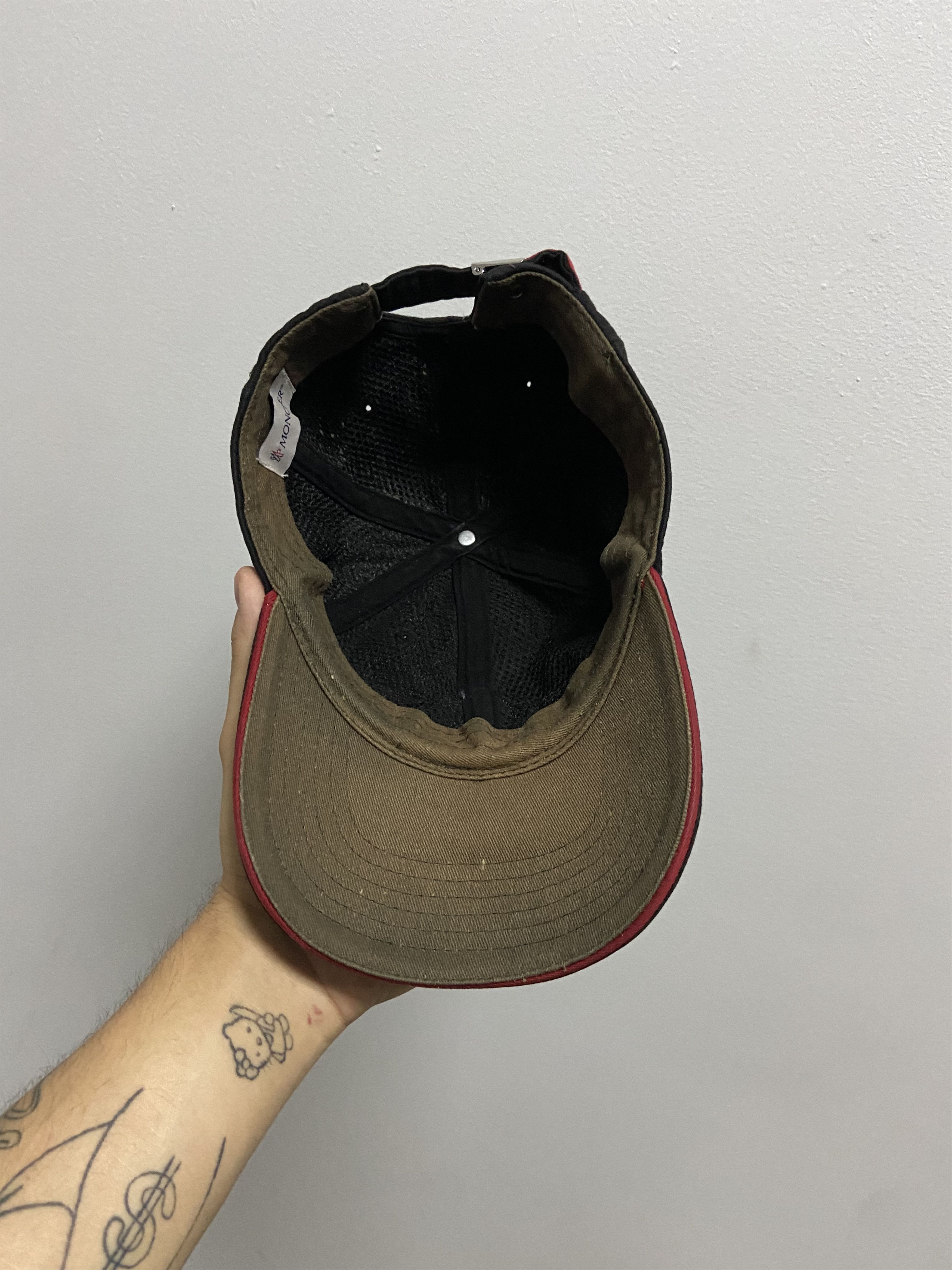 Moncler Moncler cap luxury center logo vintage Size ONE SIZE - 7 Thumbnail