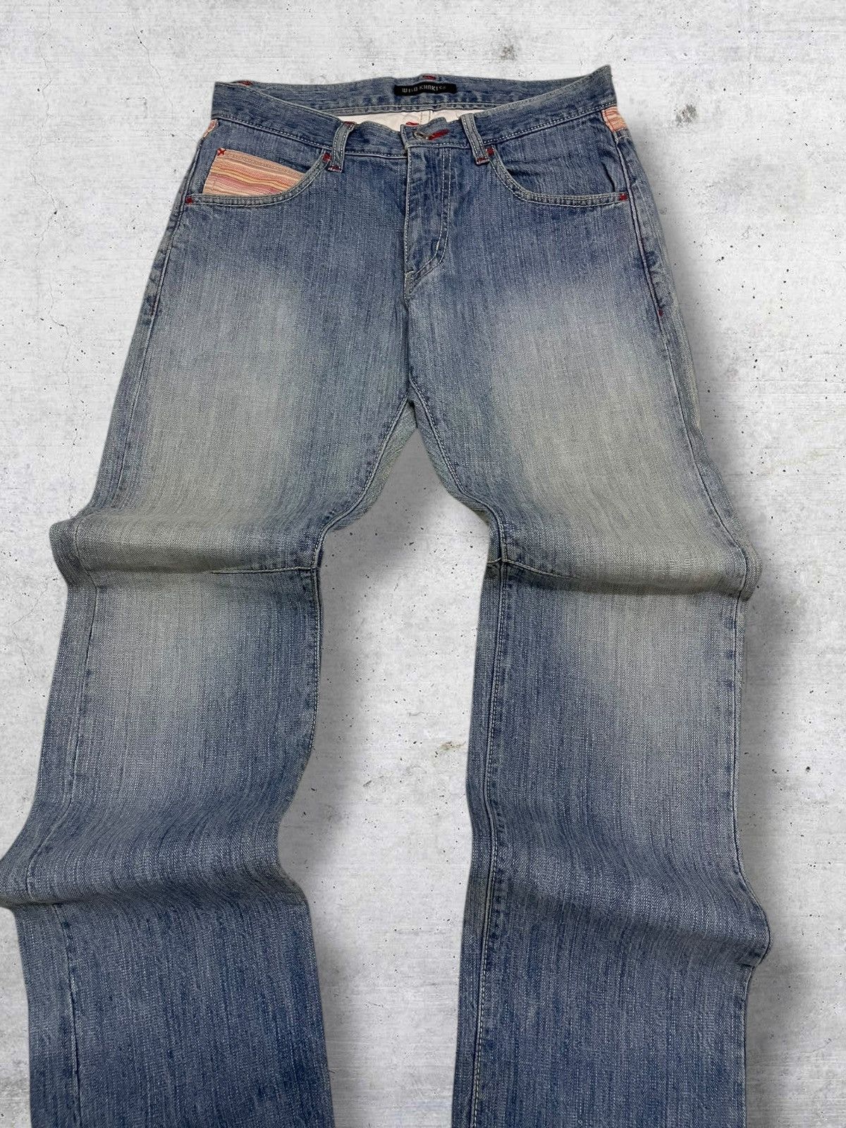 Japanese Brand VINTAGE WILD KHAKIS JAPAN DESIGNER 90S RETRO ARTISANAL DENIM Size US 30 / EU 46 - 4 Thumbnail