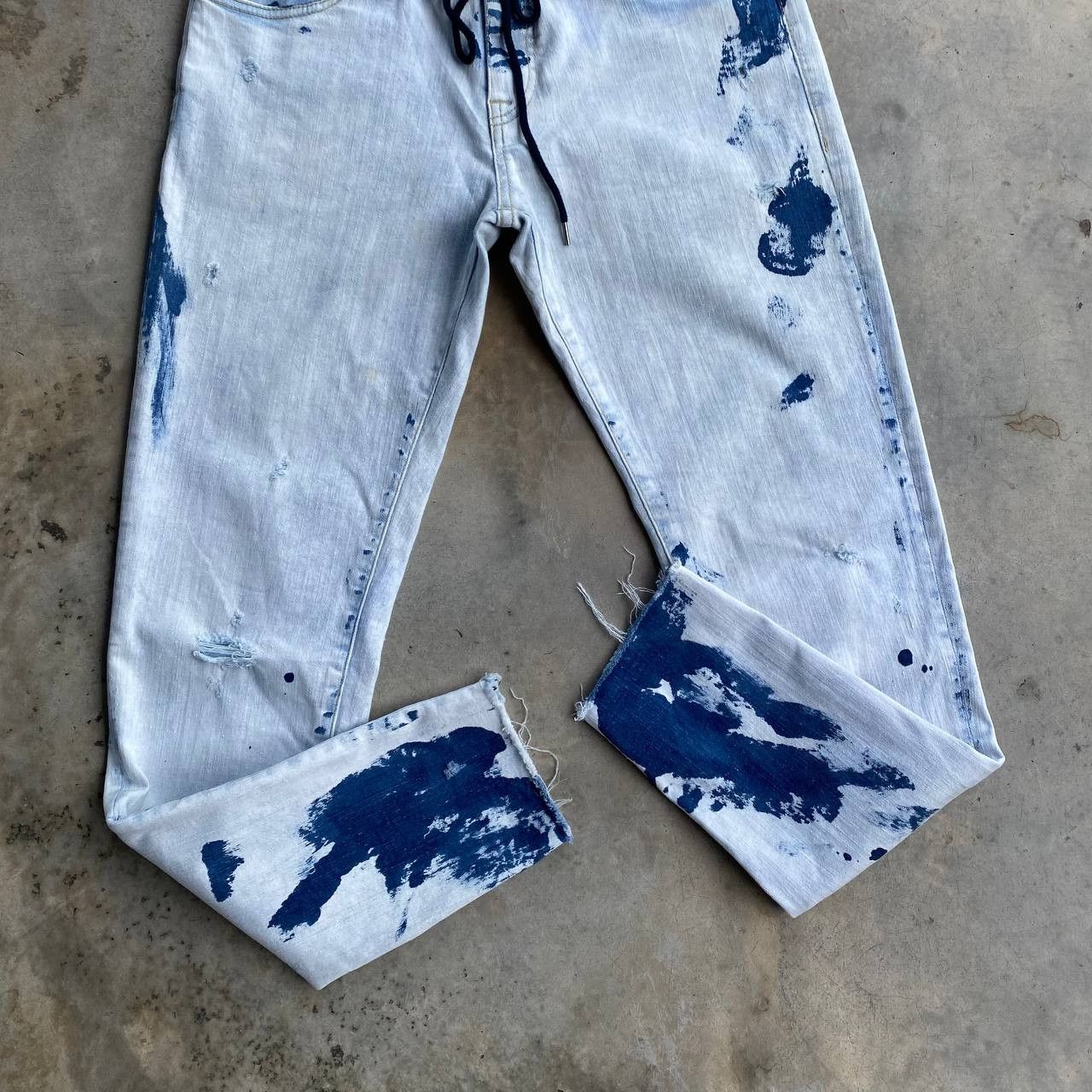 Big John × Kazuki Kuraishi KOJIMA KURASHIKI JAPAN X BIG JOHN PAINTER SWEATPANT ANKLECUT Size US 28 / EU 44 - 8 Thumbnail