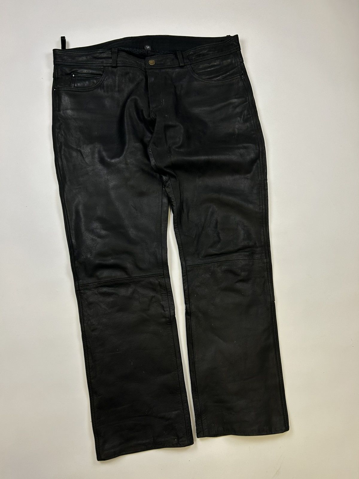 Japanese Brand × Vintage Vintage Real leather biker pants Size US 36 / EU 52 - 3 Thumbnail
