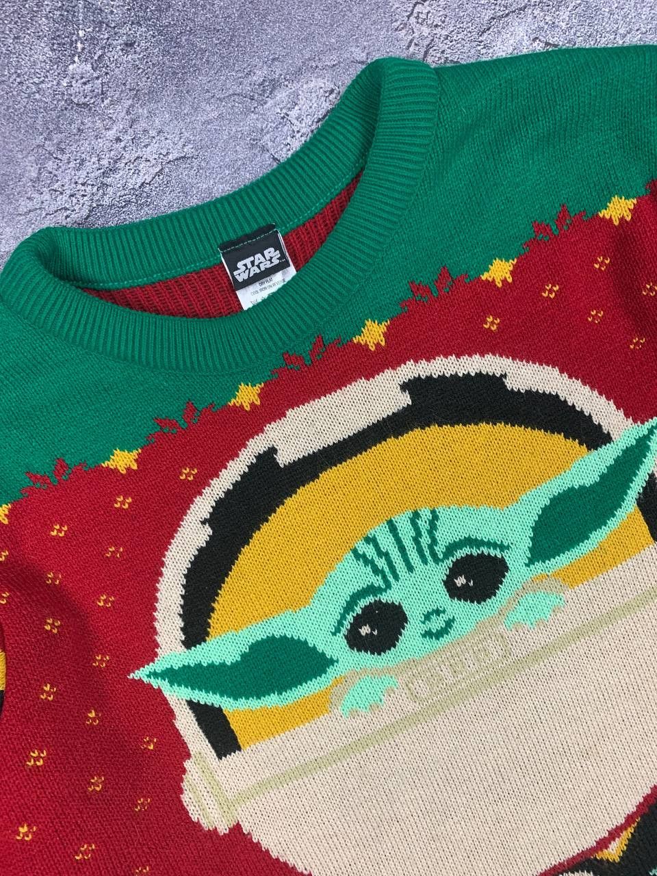 Star Wars Star Wars The Mandalorian Baby Yoda Ugly Christmas Sweater Size US M / EU 48-50 / 2 - 6 Thumbnail