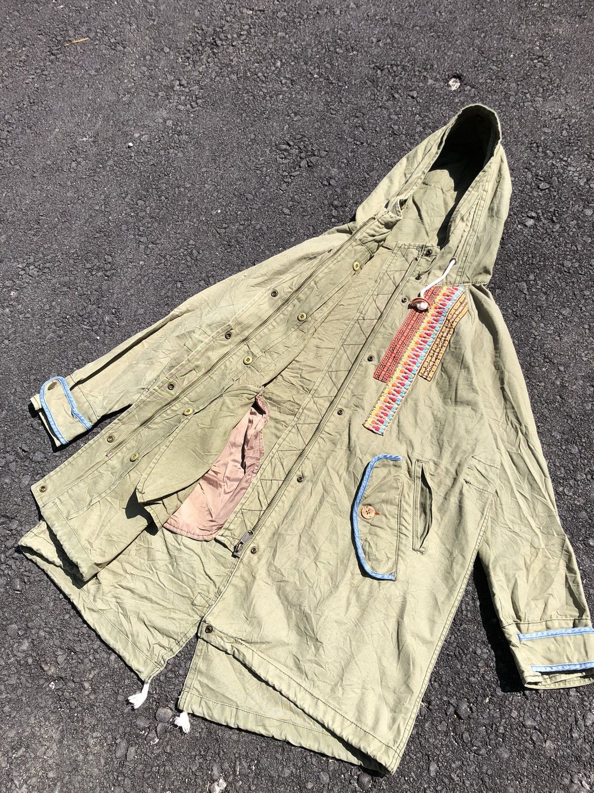 Japanese Brand Vintage 90s Titicaca Navajo Parka Hoodies Size L / US 10 / IT 46 - 2 Thumbnail
