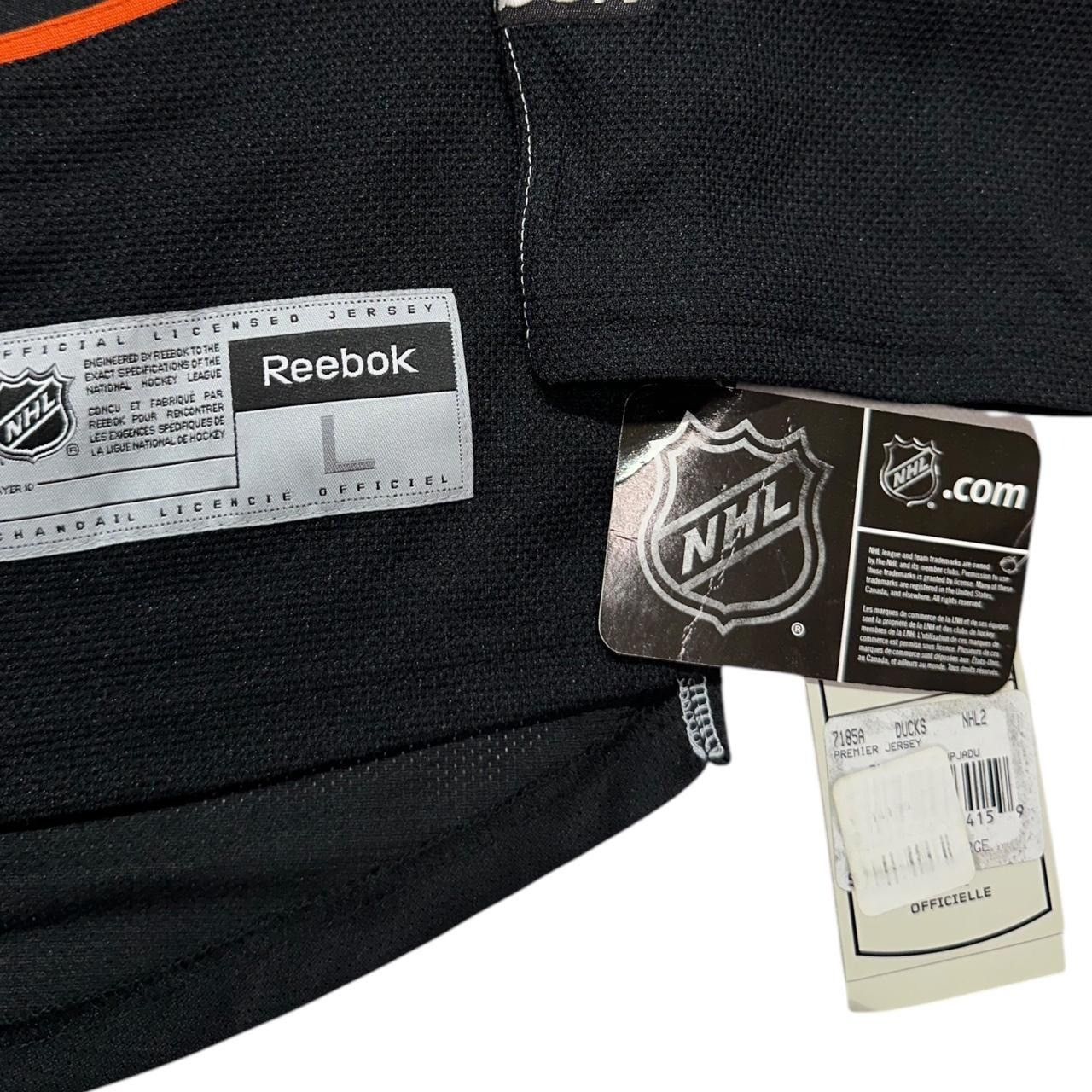 NHL × Reebok × Vintage Anaheim Ducks Reebok Wordmark Road Hockey Jersey Size US L / EU 52-54 / 3 - 6 Thumbnail