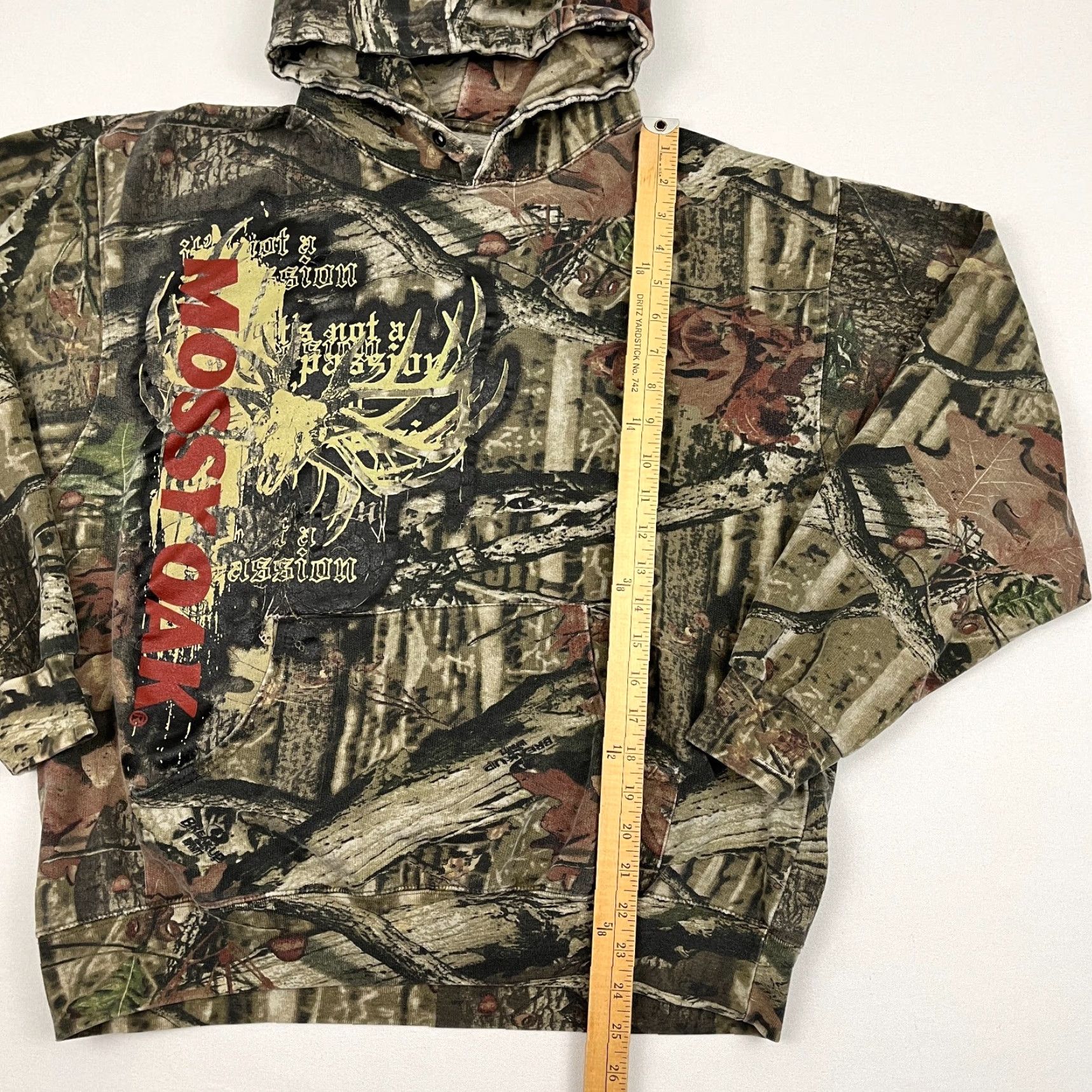 Vintage Russell Hoodie Mens L Y2K Woodstalker Mossy Oak Breakup Infinity Camo Sweatshirt Size US L / EU 52-54 / 3 - 5 Thumbnail