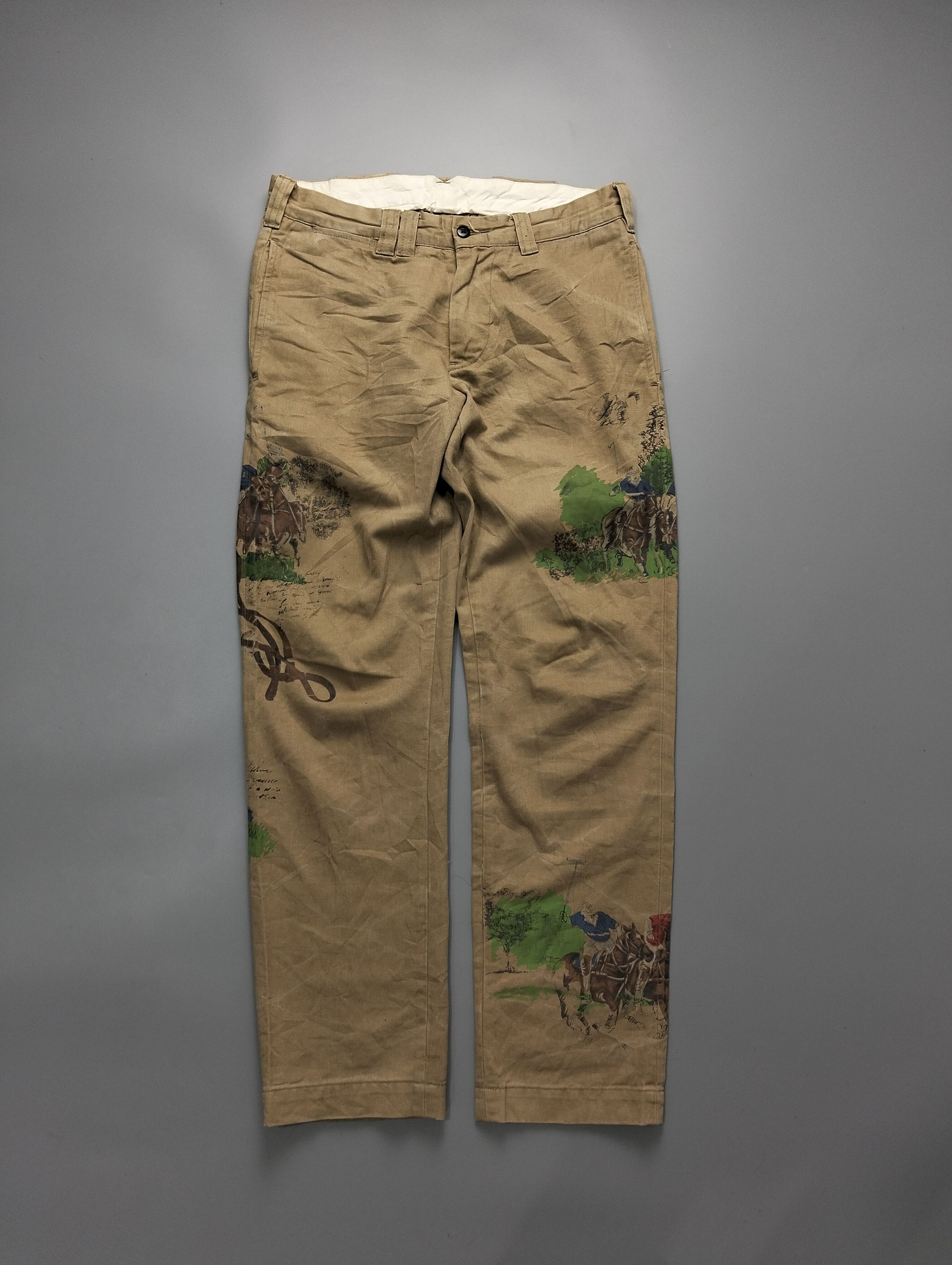 polo RL printed pony chino pants