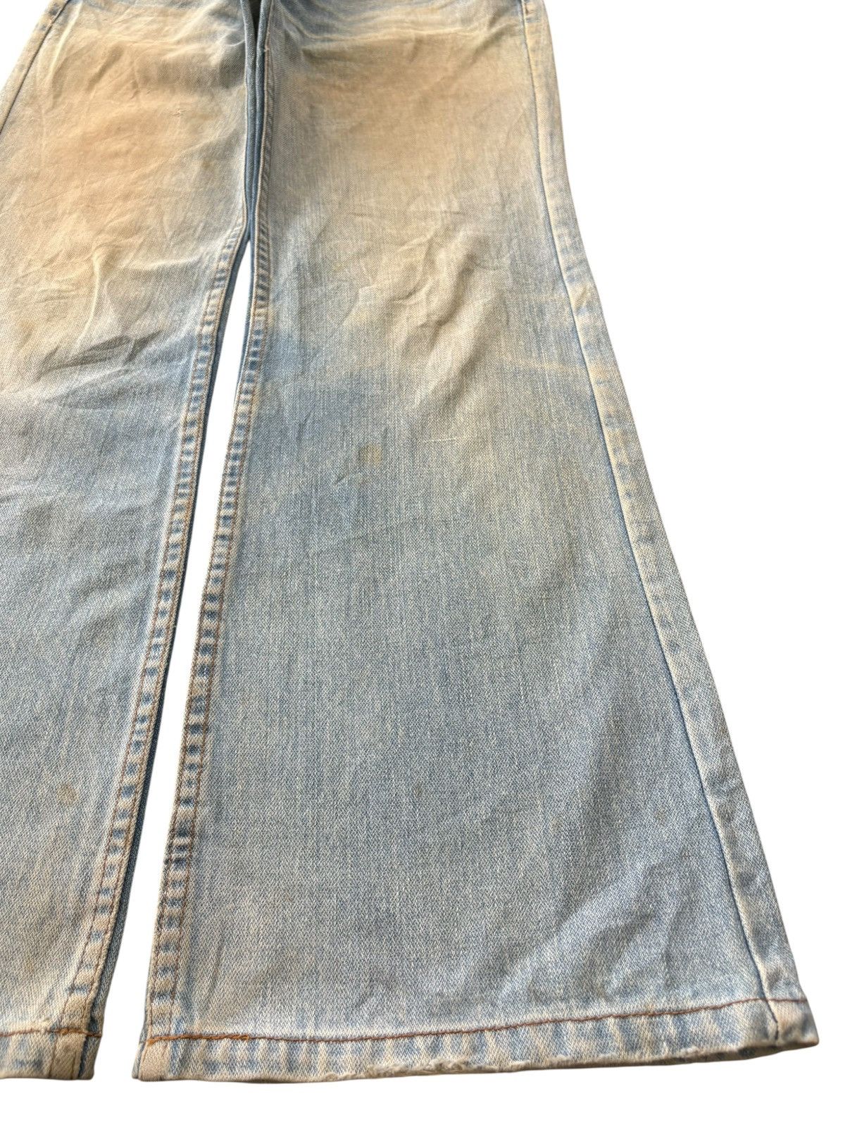 Levi's Vintage 90s Levis 519 Mud Wash Flare Jeans Size US 28 / EU 44 - 7 Thumbnail