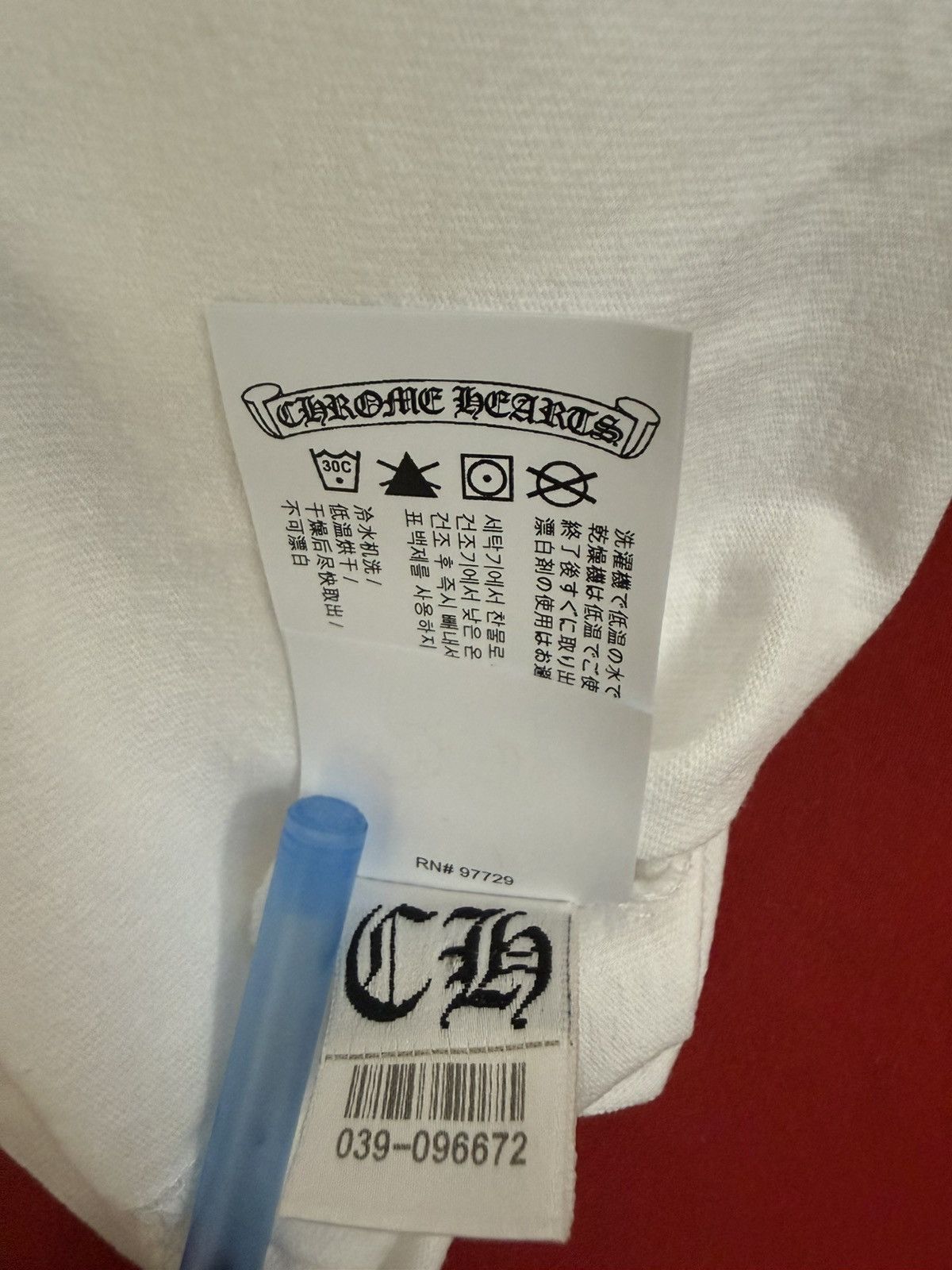 Chrome Hearts Chrome Heart Embordery Tee Size US M / EU 48-50 / 2 - 9 Thumbnail