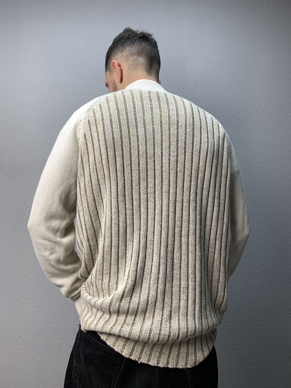 Diesel × Japanese Brand Vintage Y2K Diesel Distressed Faded Effect sweater skulls Size US L / EU 52-54 / 3 - 2 Thumbnail