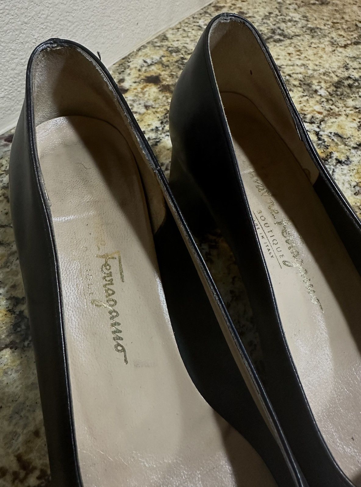 Designer × Salvatore Ferragamo × Vintage Vintage Salvatore Ferragamo Boutique Heels Size US 9 / IT 39 - 6 Thumbnail