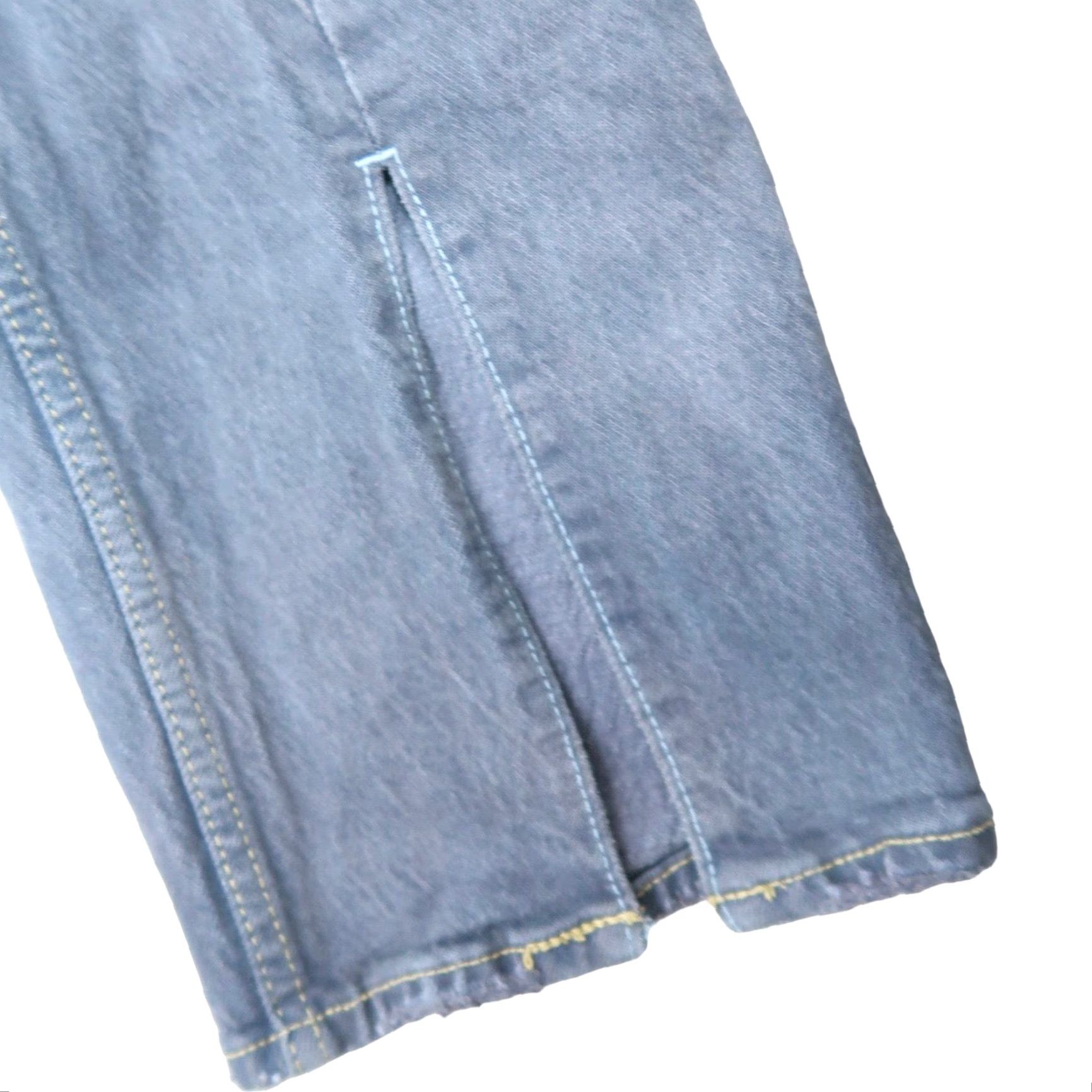 Abercrombie & Fitch Abercrombie & Fitch Jeans The 90s Straight Ultra High Rise Dark Grey Slit Hem 28 Women Rise High 90s Jeans Gray Slit Hem Size 28" / US 6 / IT 42 - 5 Thumbnail