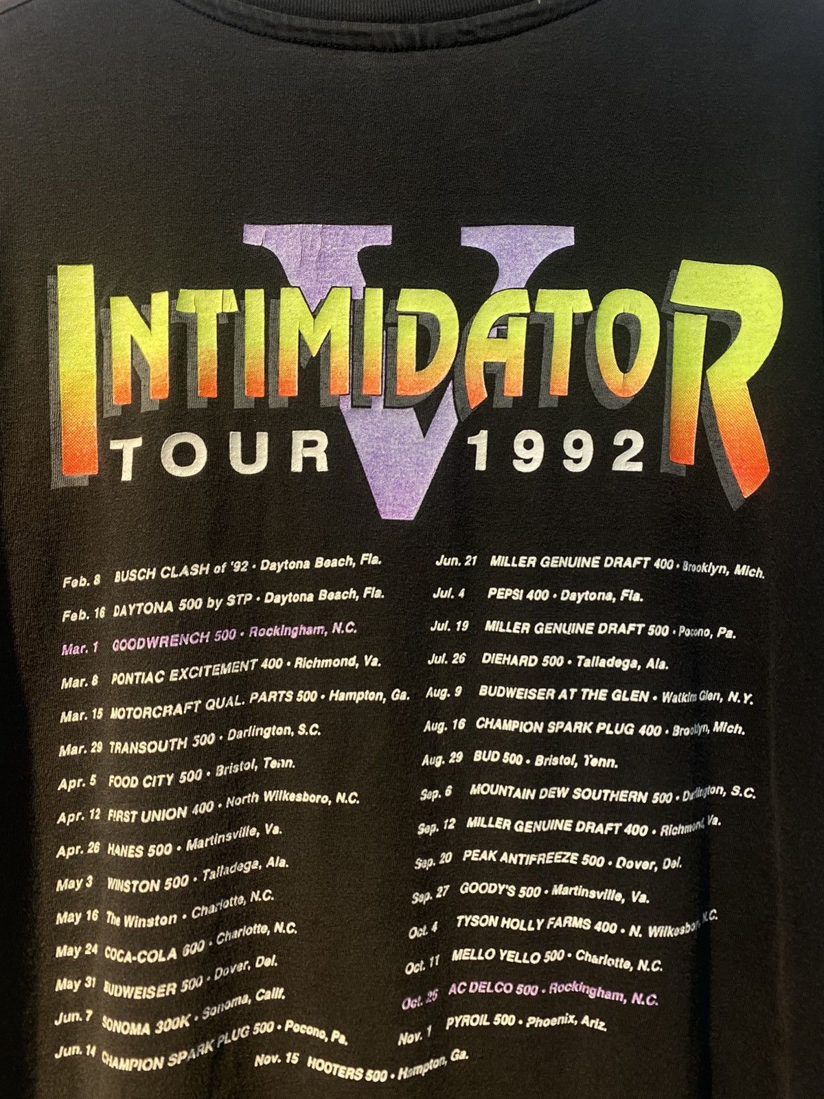 Other INTIMIDATOR TOUR 1992 T-SHIRT Size US XL / EU 56 / 4 - 6 Thumbnail