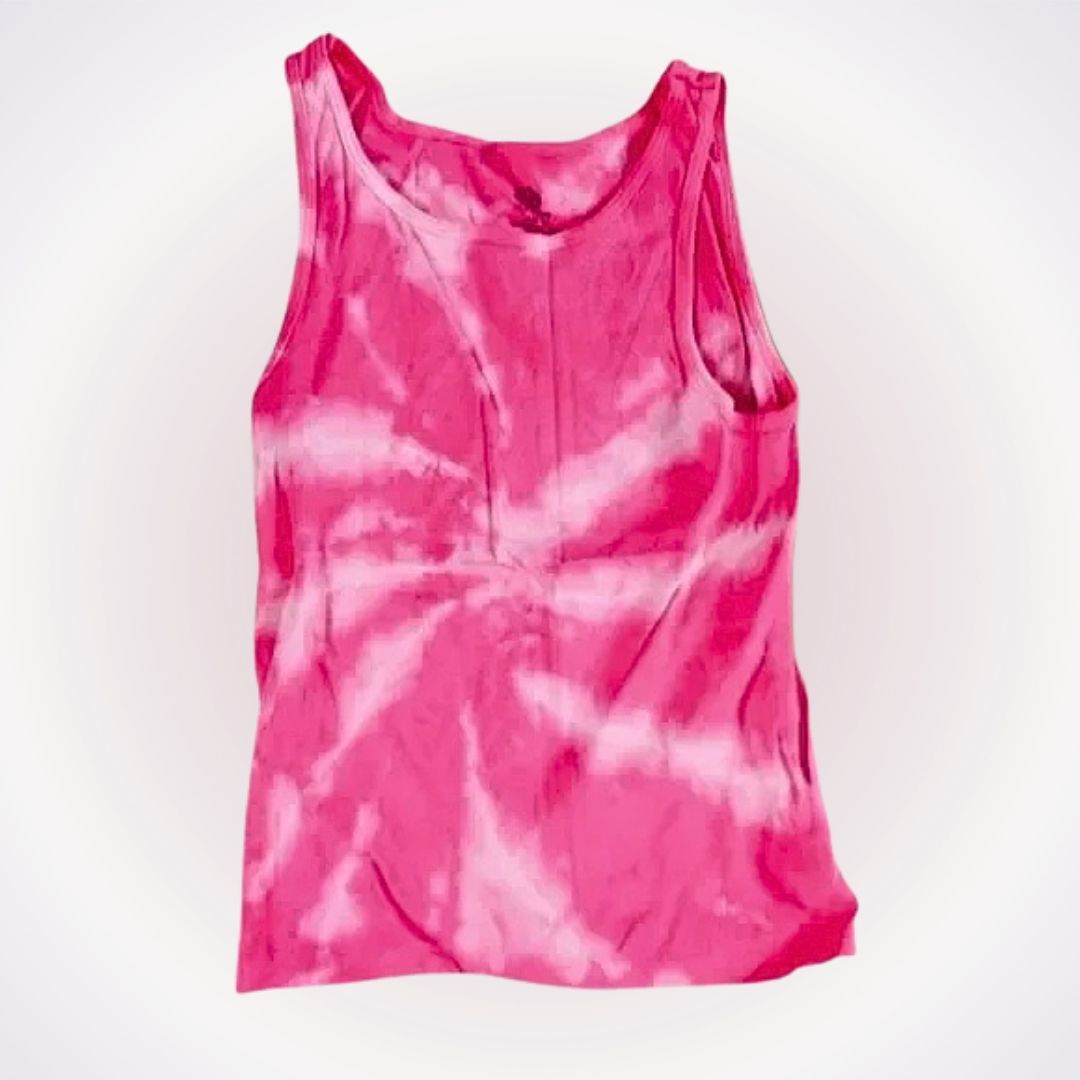 Fruit Of The Loom Dyes by MacKay Pink Tie-Dye Tank Top | Sz YL Size XS / US 0-2 / IT 36-38 - 1 Thumbnail