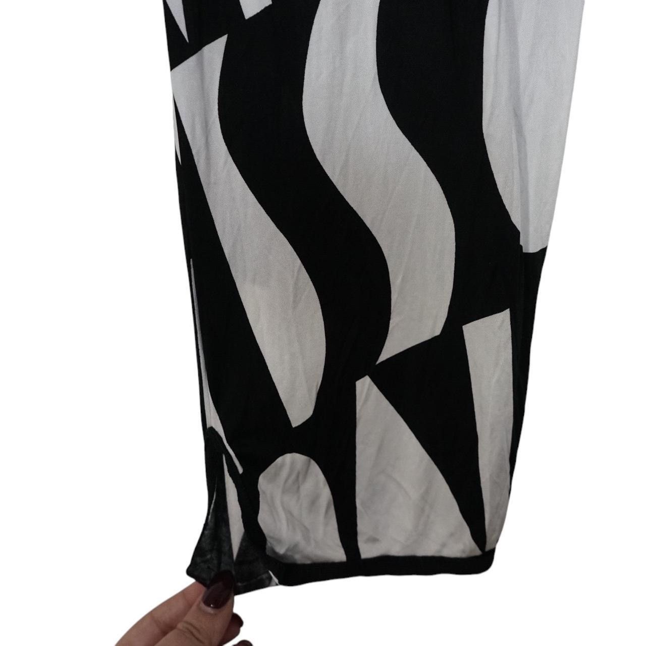 Missoni MISSONI MARE BLACK & WHITE LOGO GRAPHIC PANTS Size 32" / US 10 / IT 46 - 5 Thumbnail