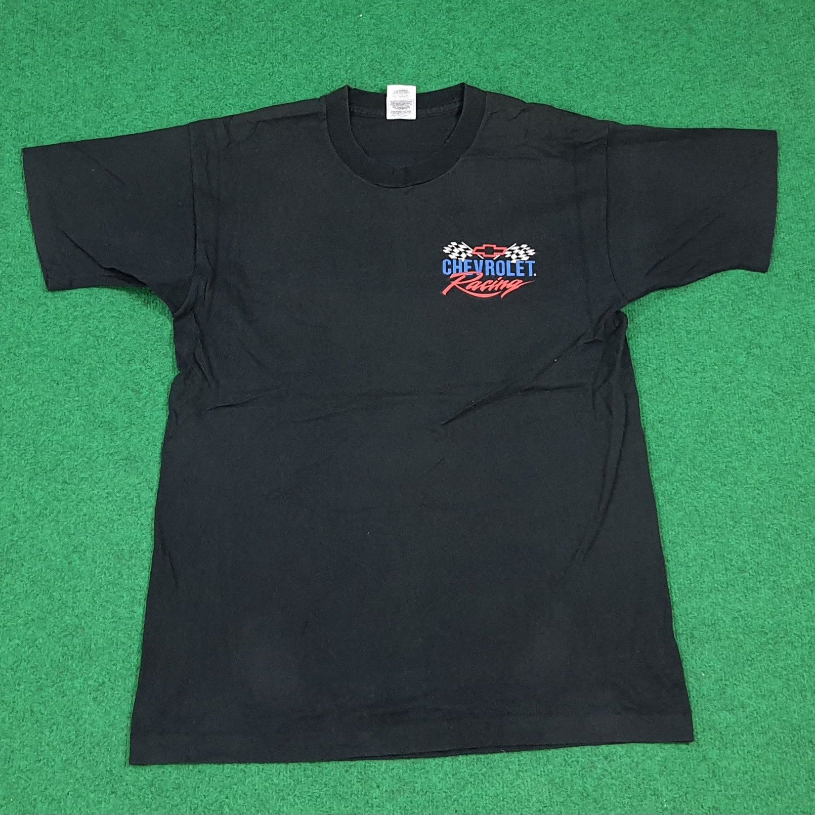 Fruit Of The Loom Vintage 90s Chevrolet Racing Single Stitch Tshirt C285N26 Size US M / EU 48-50 / 2 - 5 Thumbnail