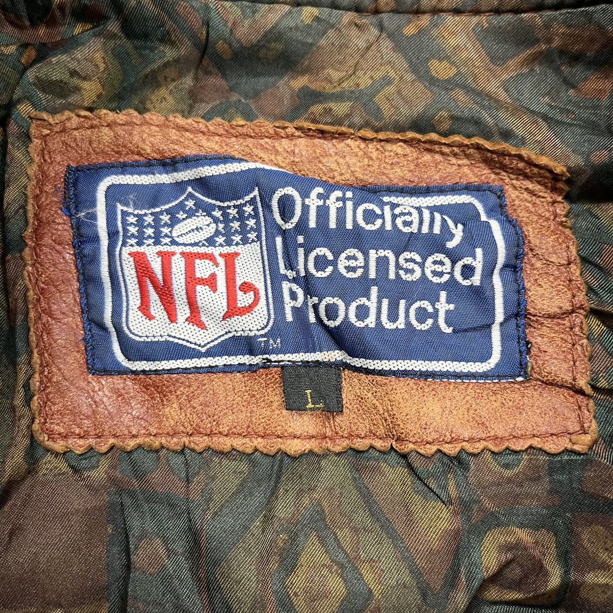 NFL Vintage 90s Nfl 49ers bomber leather jacket by campri Size US L / EU 52-54 / 3 - 10 Thumbnail