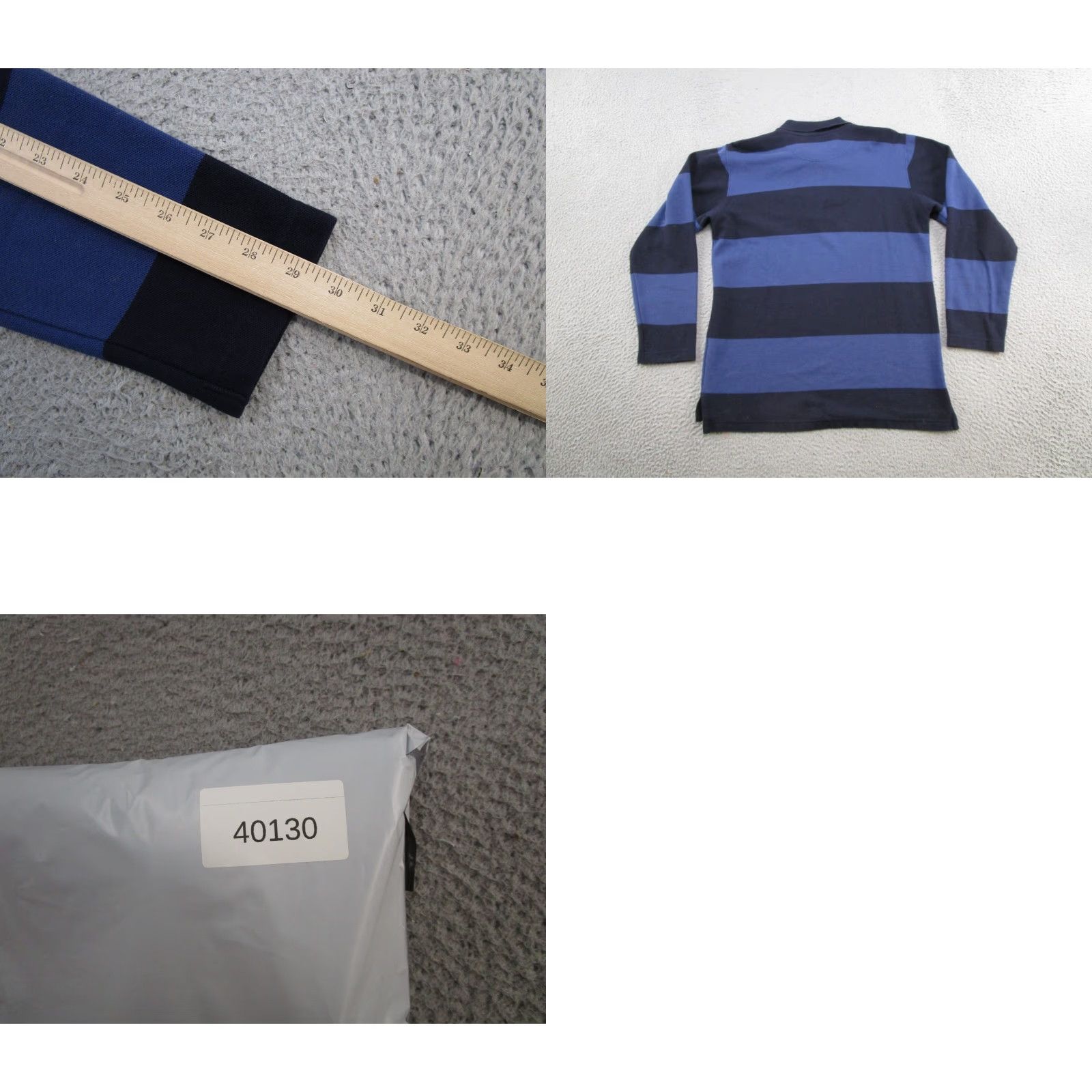 Eddie Bauer VINTAGE Eddie Bauer Polo Shirt Mens S Blue 1/4 Zip Pullover Long Sleeve Striped Polo Shirt Mens S Blue 1/4 Zip Pullover Long Sleeve Striped Size US S / EU 44-46 / 1 - 8 Thumbnail