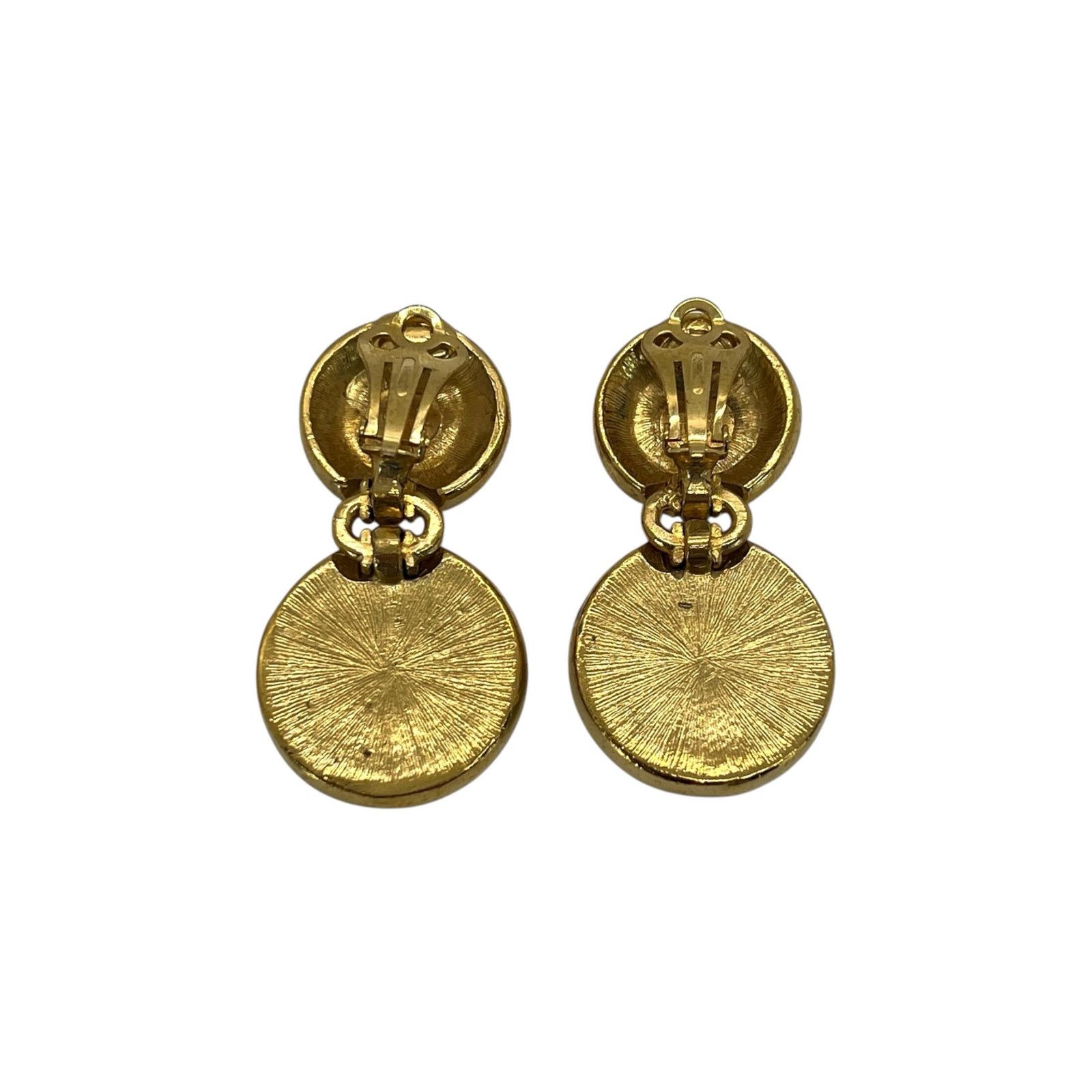 Versace Versace Vintage Medusa Rhinestone Earrings Size ONE SIZE - 2 Thumbnail