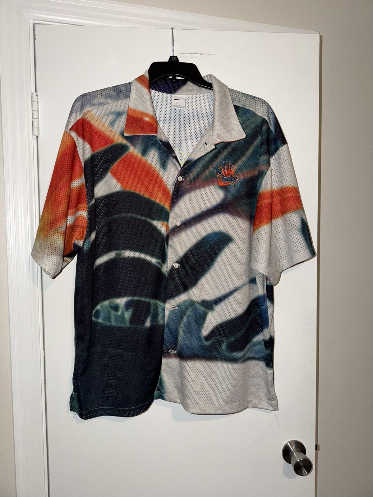 Nike Men’s Resort Hawaiian Dri-Dit Mesh Shirt Size XXL