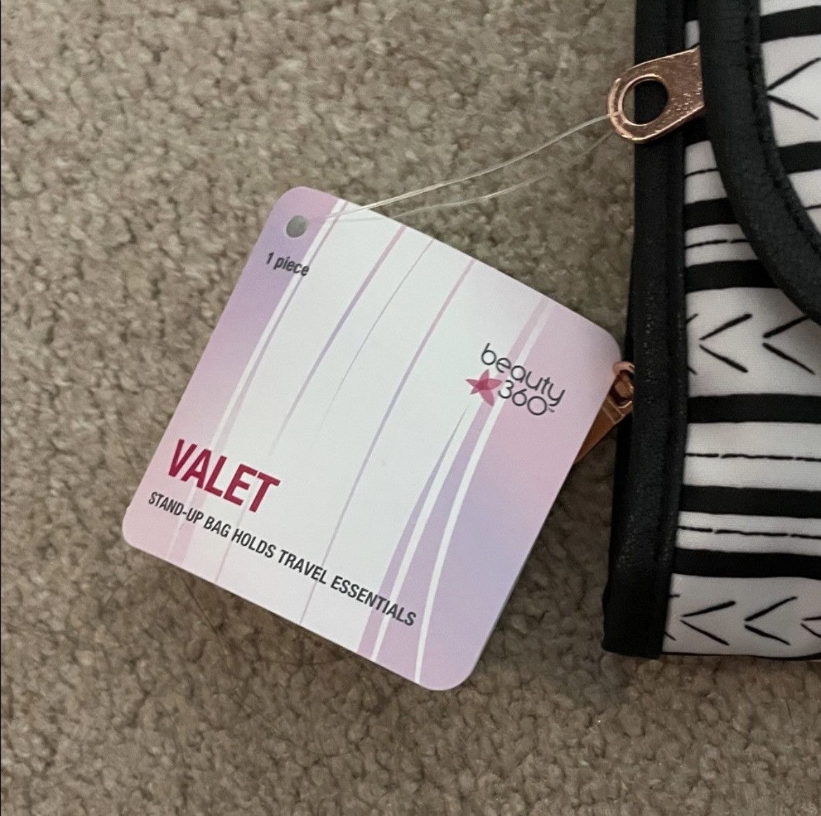 Other Black and White Striped Travel Valet Size ONE SIZE - 2 Thumbnail