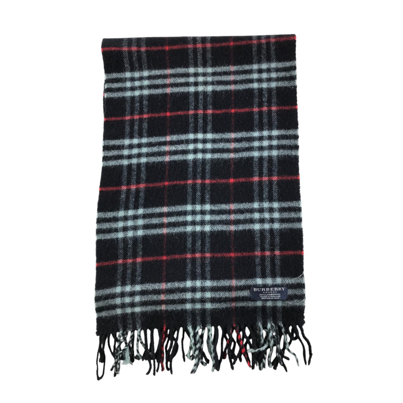 Burberry × Vintage Burberry Scarf / Muffler / Neckwear - WW2415 Size ONE SIZE - 2 Thumbnail