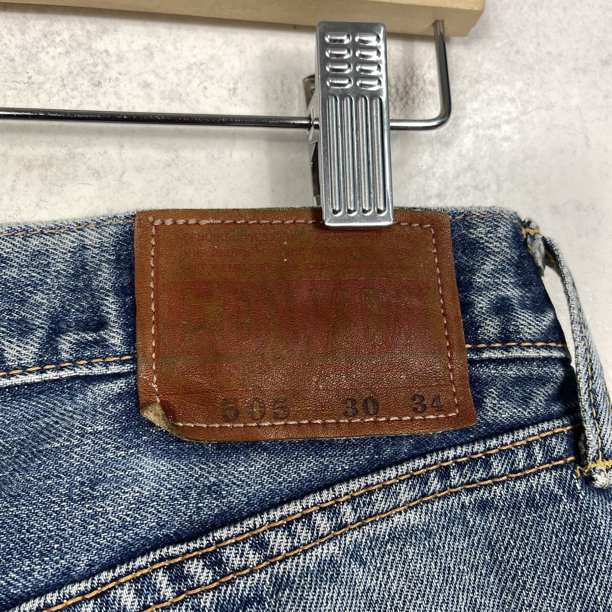 Japanese Brand Edwin 505 Faded Dirty / Faded Blue Selvedge Jeans W 30 Size US 30 / EU 46 - 16 Thumbnail