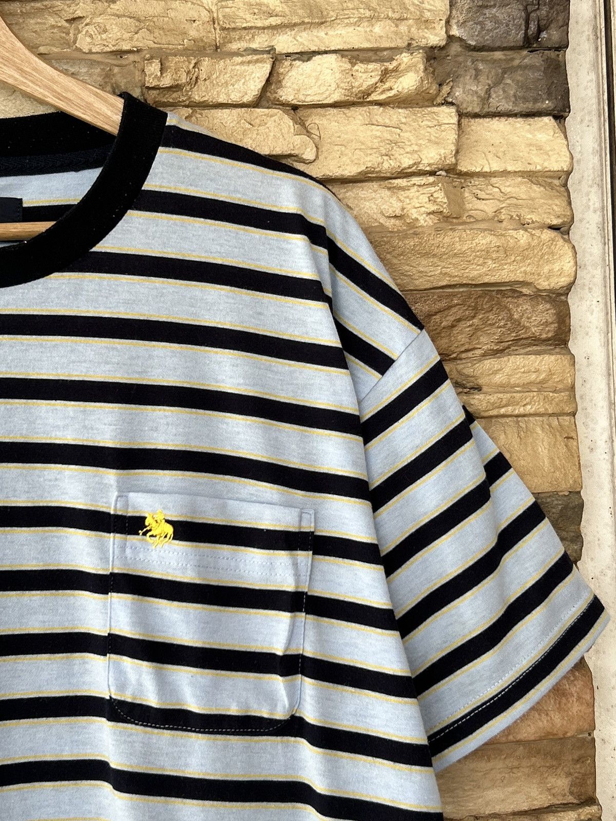 Vintage Vintage Polo British Country Spirit Stripe Tees Size US XL / EU 56 / 4 - 4 Thumbnail
