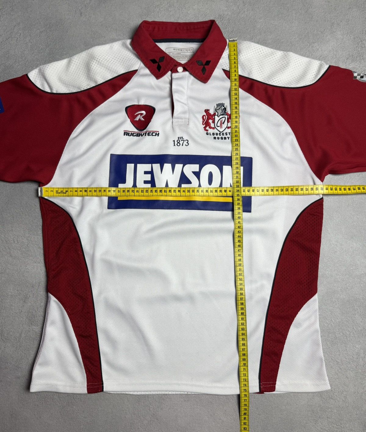 Other Gloucester 2007 2008 Away Rugby Shirt Jersey Rugbytech Size US XXL / EU 58 / 5 - 13 Thumbnail