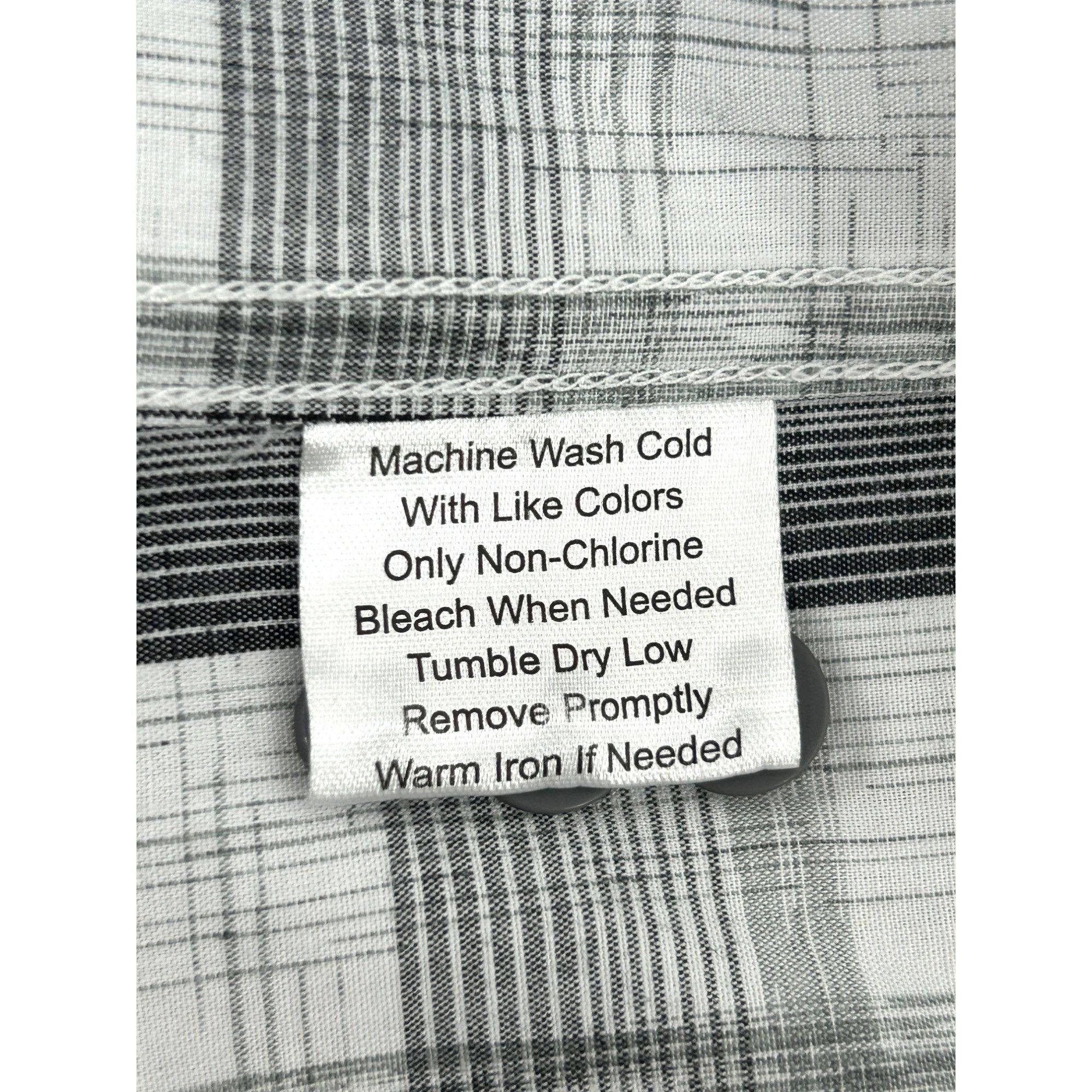 Joseph Abboud Joseph Abboud Men’s Shirt Button Down M Slim Fit Plaid Black Size US M / EU 48-50 / 2 - 9 Thumbnail