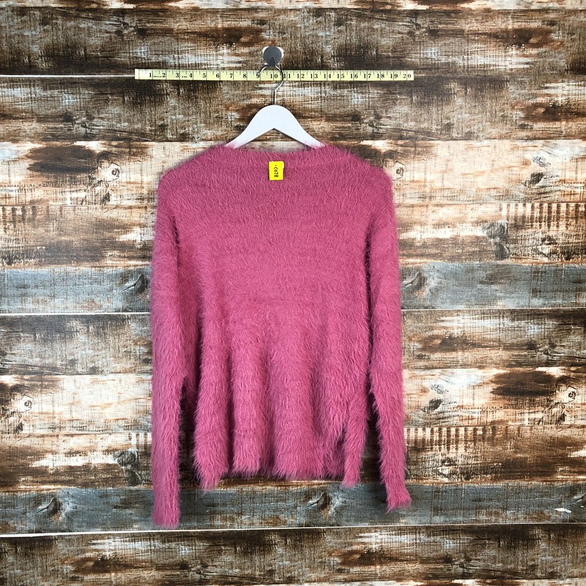 Vintage DLL Japanese Brand Pink Mohair fur shaggy Knitwear #C078 Size S / US 4 / IT 40 - 10 Thumbnail