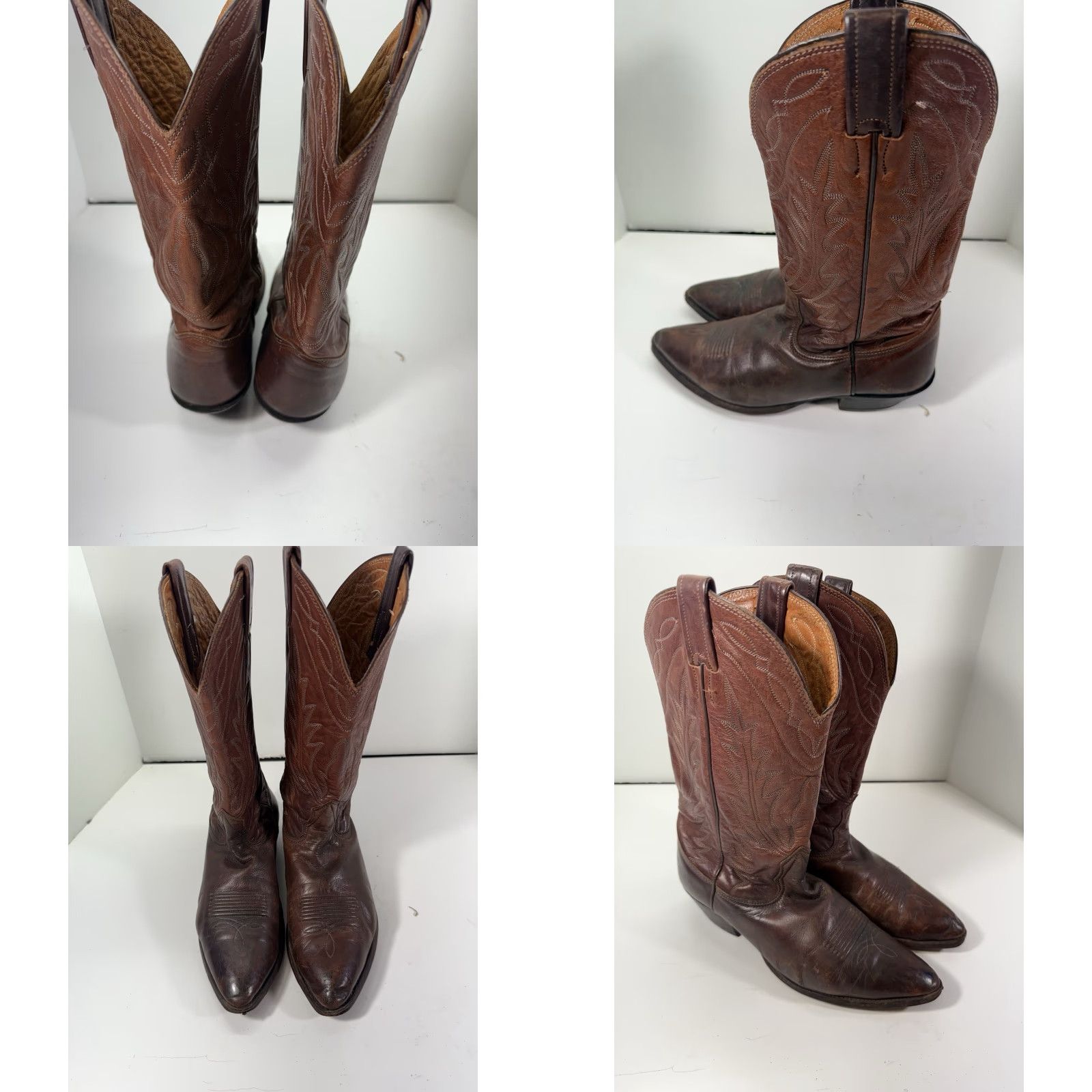 Vintage Nocona Boots Boot Men Size 8 D Brown Leather Western Rodeo Vintage USA Size US 8 / EU 41 - 10 Thumbnail