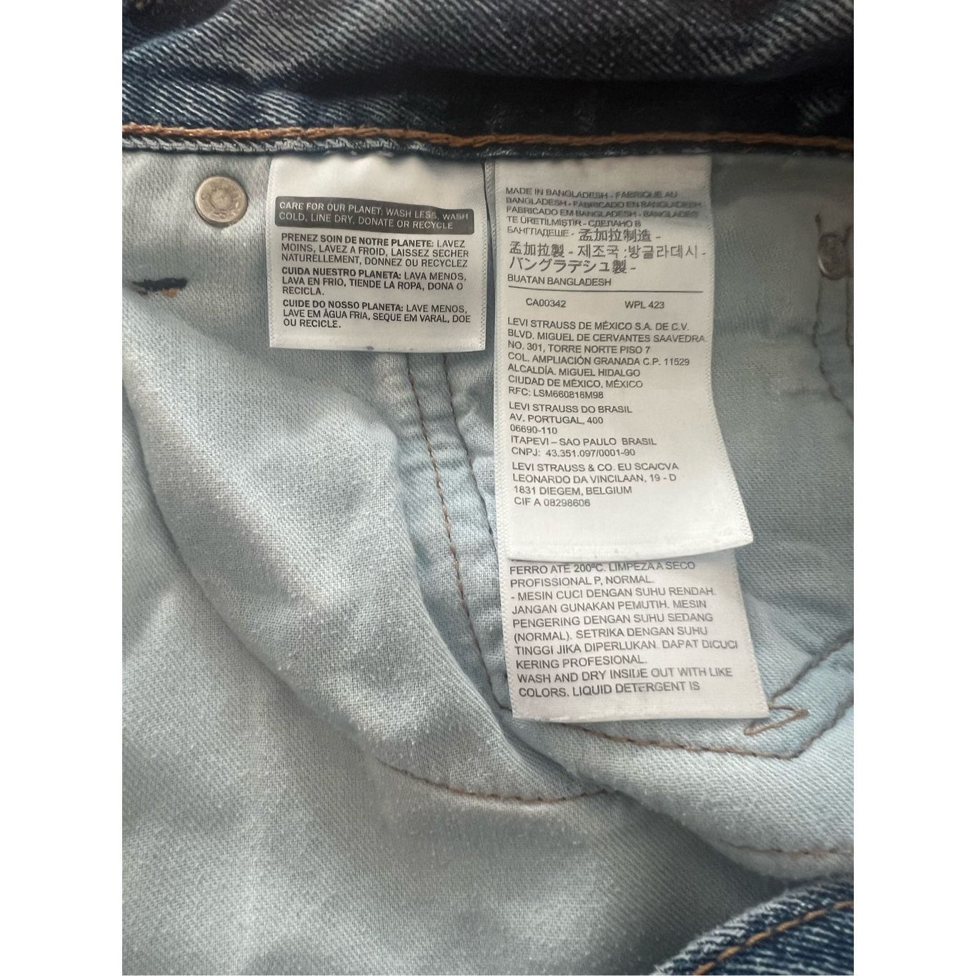 Levi's Levi's 505 Blue Jeans Straight Leg 42x30 Size US 42 / EU 58 - 6 Thumbnail