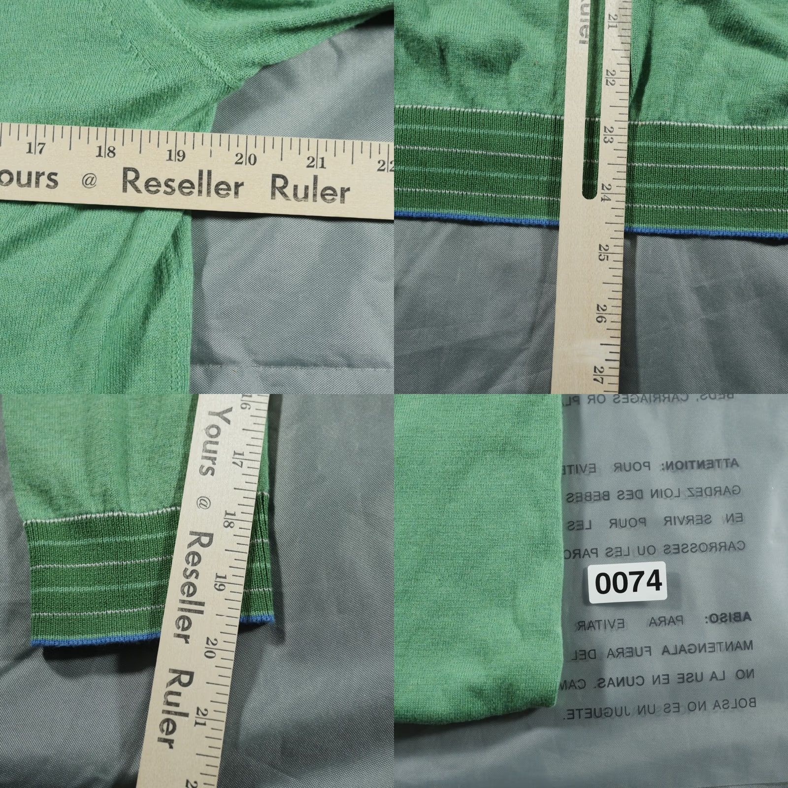 Ted Baker Ted Baker Sweater Mens M 3 Green Henley Pullover Preppy Casual Designer Shirt? Size US M / EU 48-50 / 2 - 8 Thumbnail