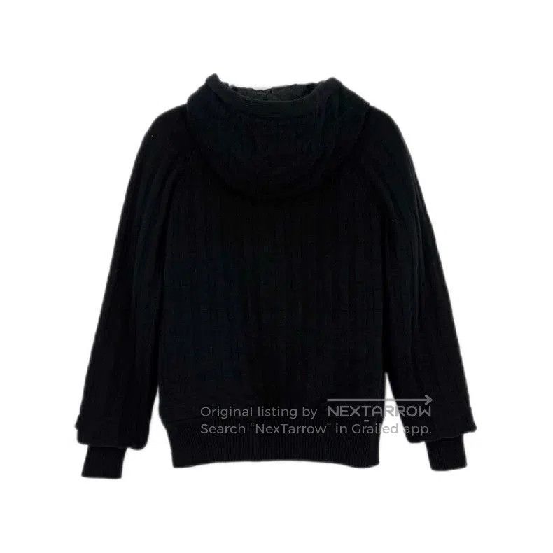 Hermes Hermes Black Hooded Wool Zip Cardigan. Size US S / EU 44-46 / 1 - 2 Thumbnail