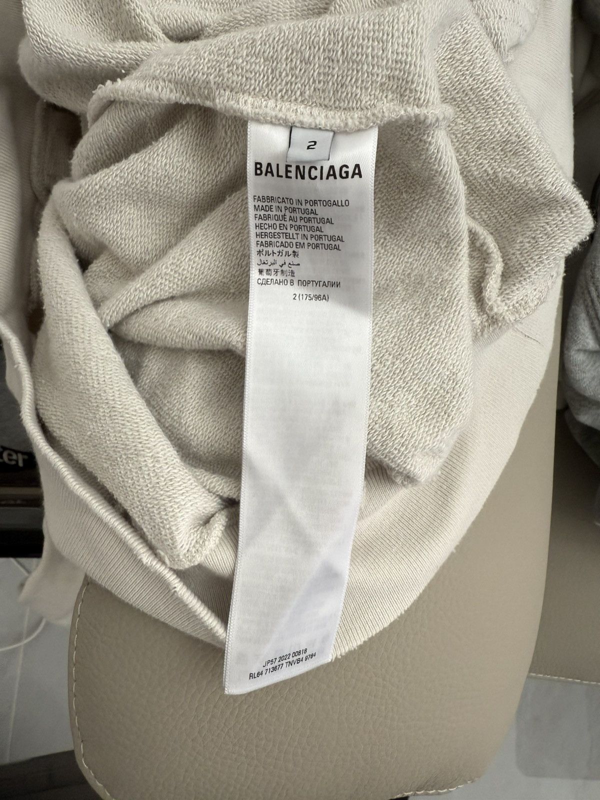 Balenciaga Balenciaga AW22 Be Different Hoodie Sz.2 Size US M / EU 48-50 / 2 - 8 Thumbnail