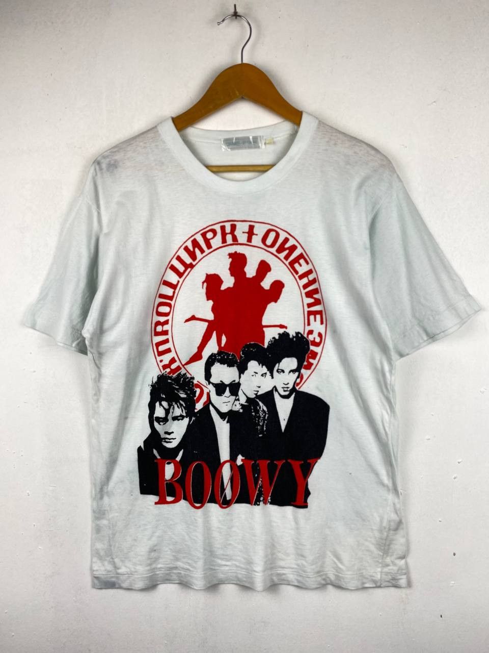 vintage boowy japanese rock band tees nice design