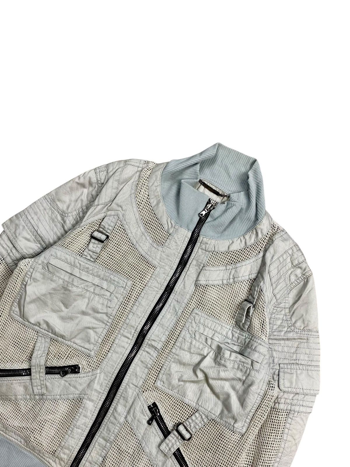 Dolce & Gabbana FW 2007 Dolce & Gabbana Archive Mesh Bondage Bomber Jacket Size US M / EU 48-50 / 2 - 9 Thumbnail