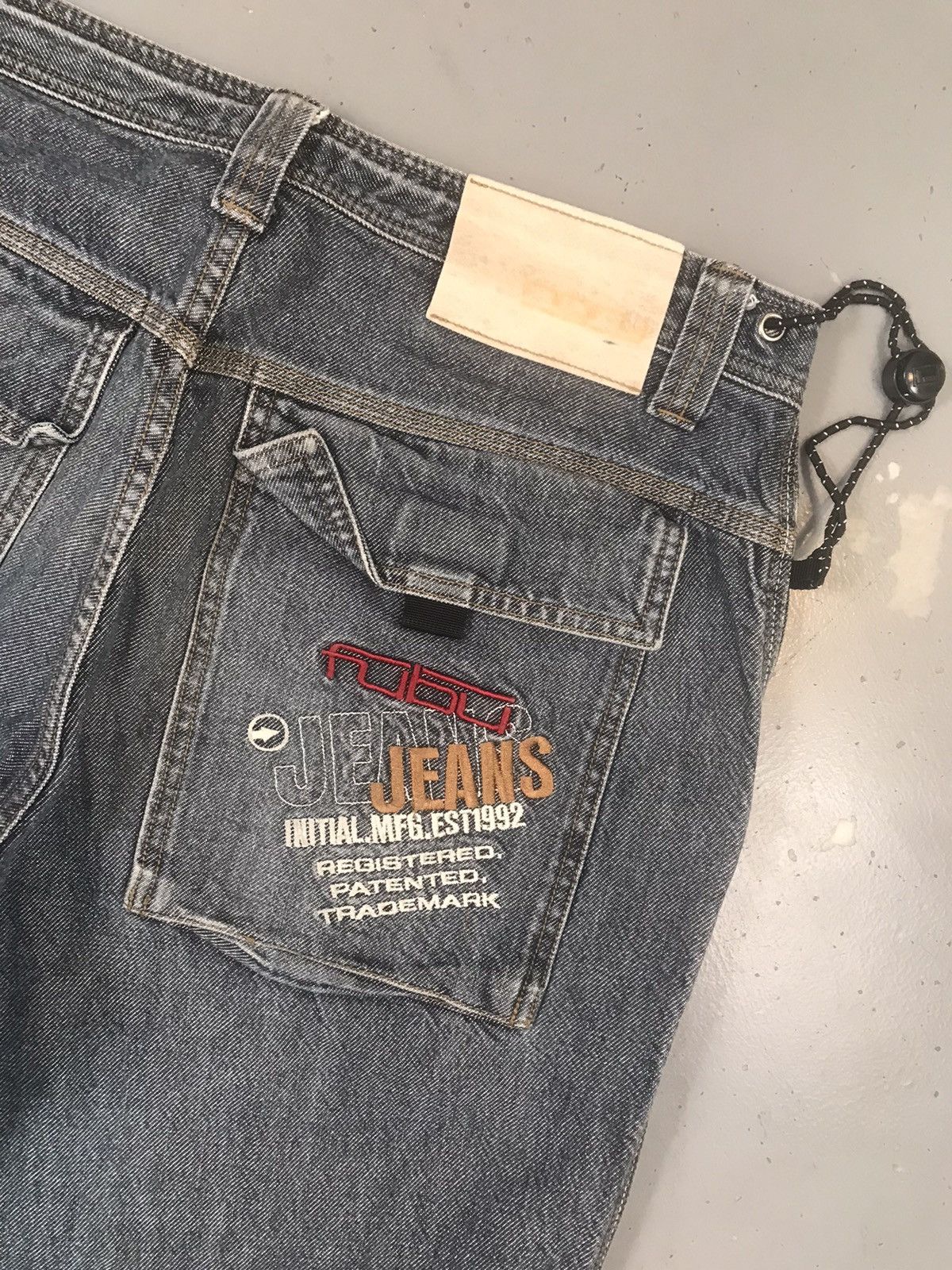 Fubu × Vintage Rare vintage Fubu apparel company embroidered cargo denim Size US 34 / EU 50 - 11 Thumbnail