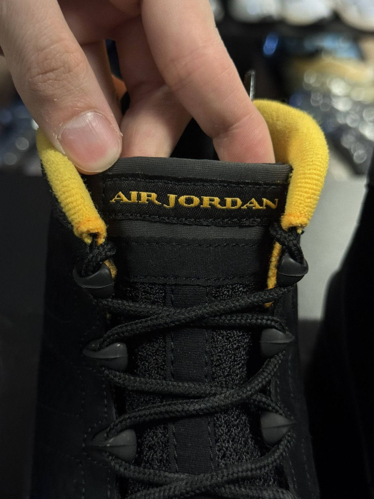 Nike Jordan 9 Dark Charcoal University Gold Size 8 🧼 Size US 8 / EU 41 - 6 Thumbnail