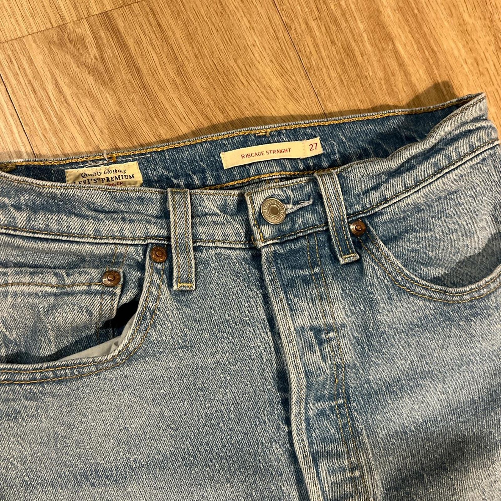 Levi's Levis ribcage straight denim Size 27" / US 4 / IT 40 - 6 Thumbnail