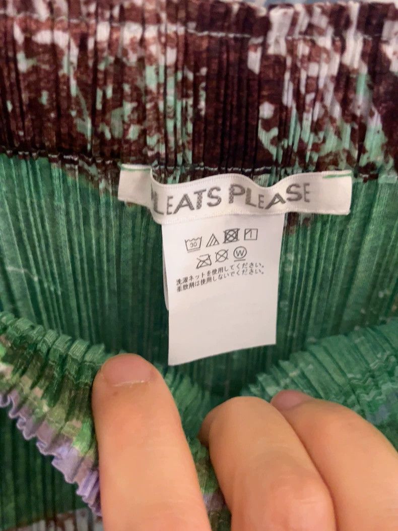 Issey Miyake issey miyake size:3 Purple pleated long dress Size 42" / US 20 - 2 Thumbnail