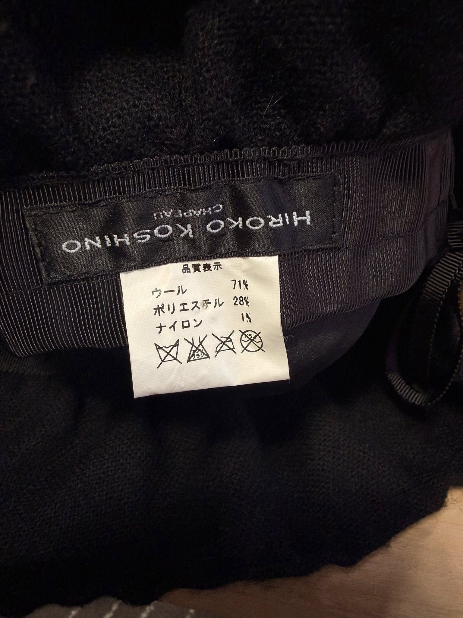 Hiroko Koshino Homme HIROKO KOSHINO by C HAPEAU hat 57.5 cm Size ONE SIZE - 9 Thumbnail